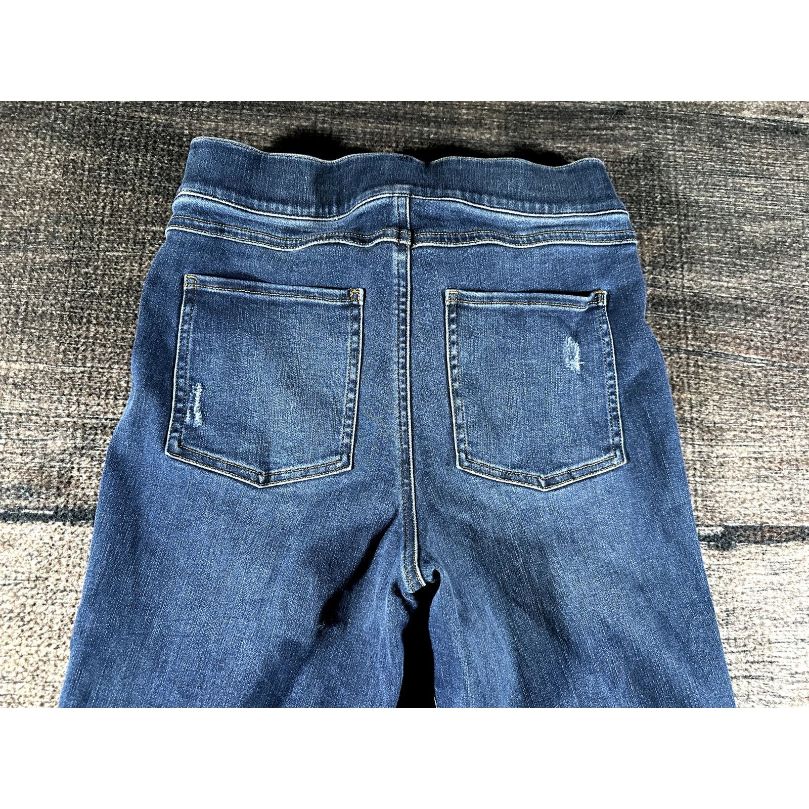 Spanx Spanx Jeans Women’s Medium Blue Skinny High Rise Dark Wash Size 32" / US 10 / IT 46 - 6 Thumbnail