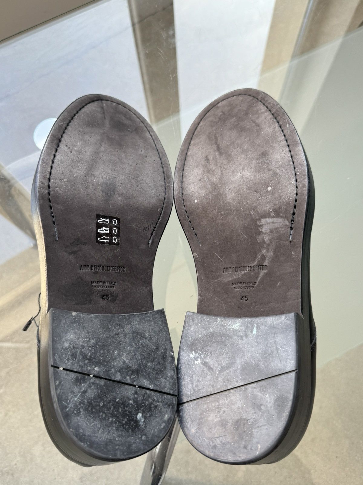 Ann Demeulemeester Ann Demeulemeester Derby Boots Leather Size US 12 / EU 45 - 10 Thumbnail