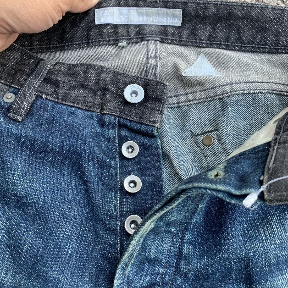 Tomorrowland Vintage Japan Tomorrowland Two Tone Jeans Denim W30 Size US 30 / EU 46 - 13 Thumbnail