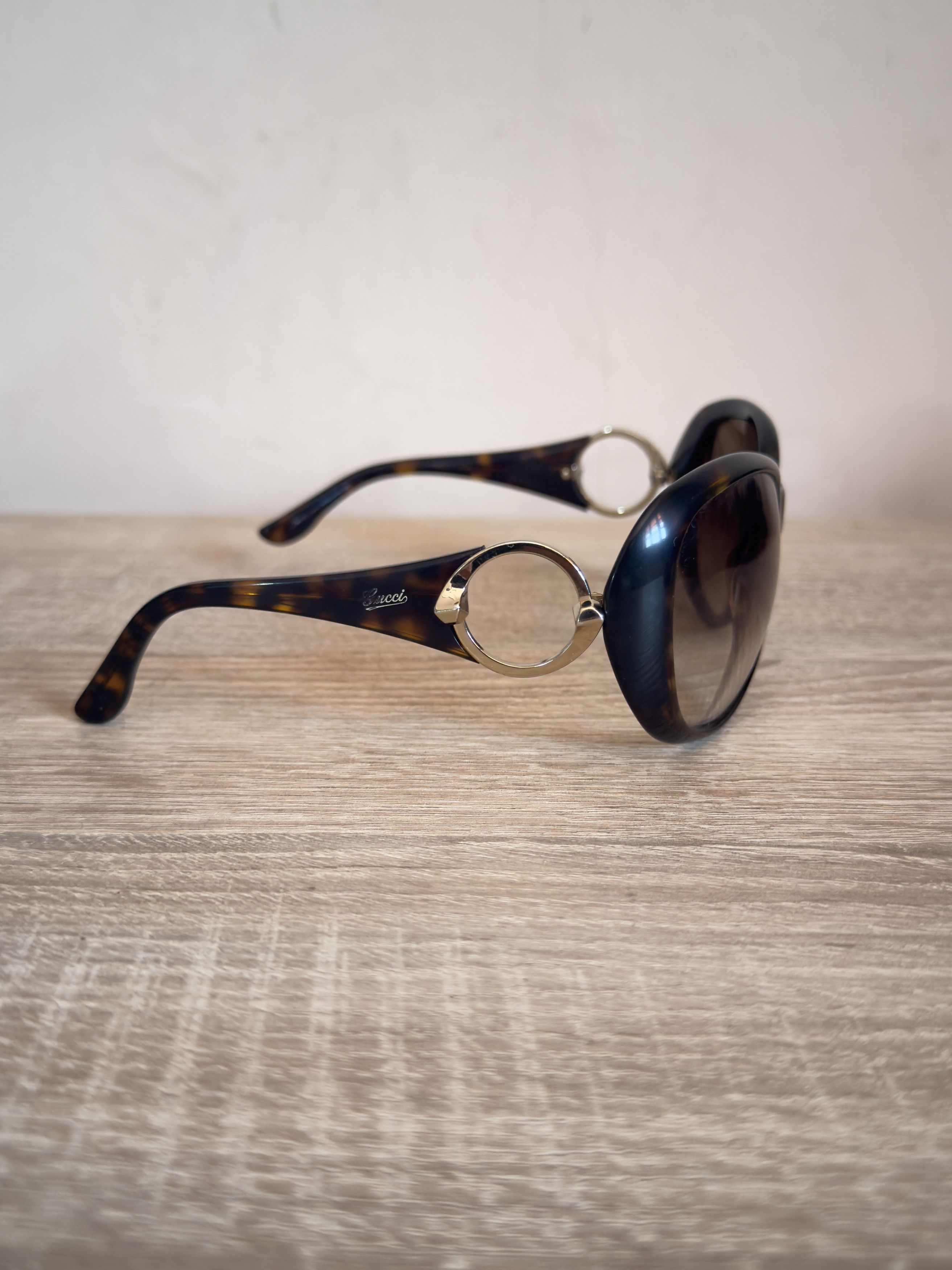 Gucci Sunglasses interlocking gucci vintage tortoise women Size ONE SIZE - 1 Thumbnail