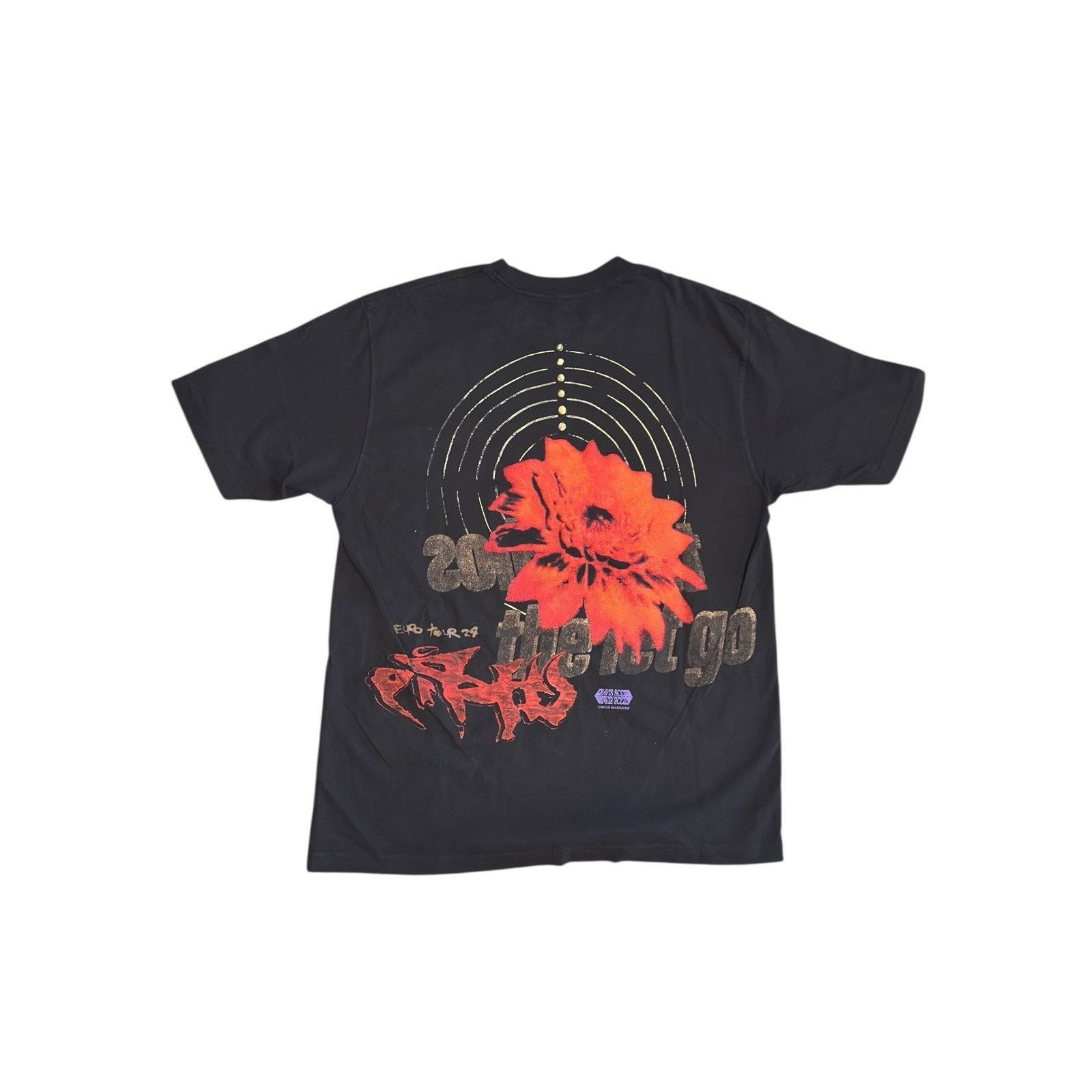 Travis Scott Euro Exclusive Delestro Echos T-shirt Italy Tour Cactus Jack Size US XL / EU 56 / 4 - 4 Thumbnail