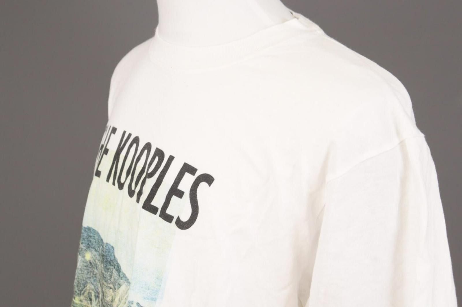 The Kooples The Kooples Paris White Printed Summer T-Shirt Size XL Size US XL / EU 56 / 4 - 8 Thumbnail