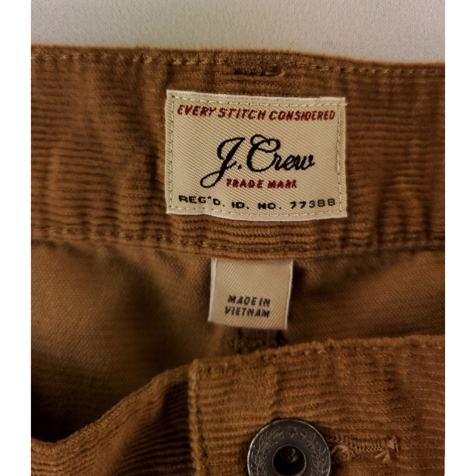 J.Crew J.Crew Pants Pinwale Corduroy Straight Fit 770 Brown Mens 36x32 NWT Size US 36 / EU 52 - 2 Thumbnail