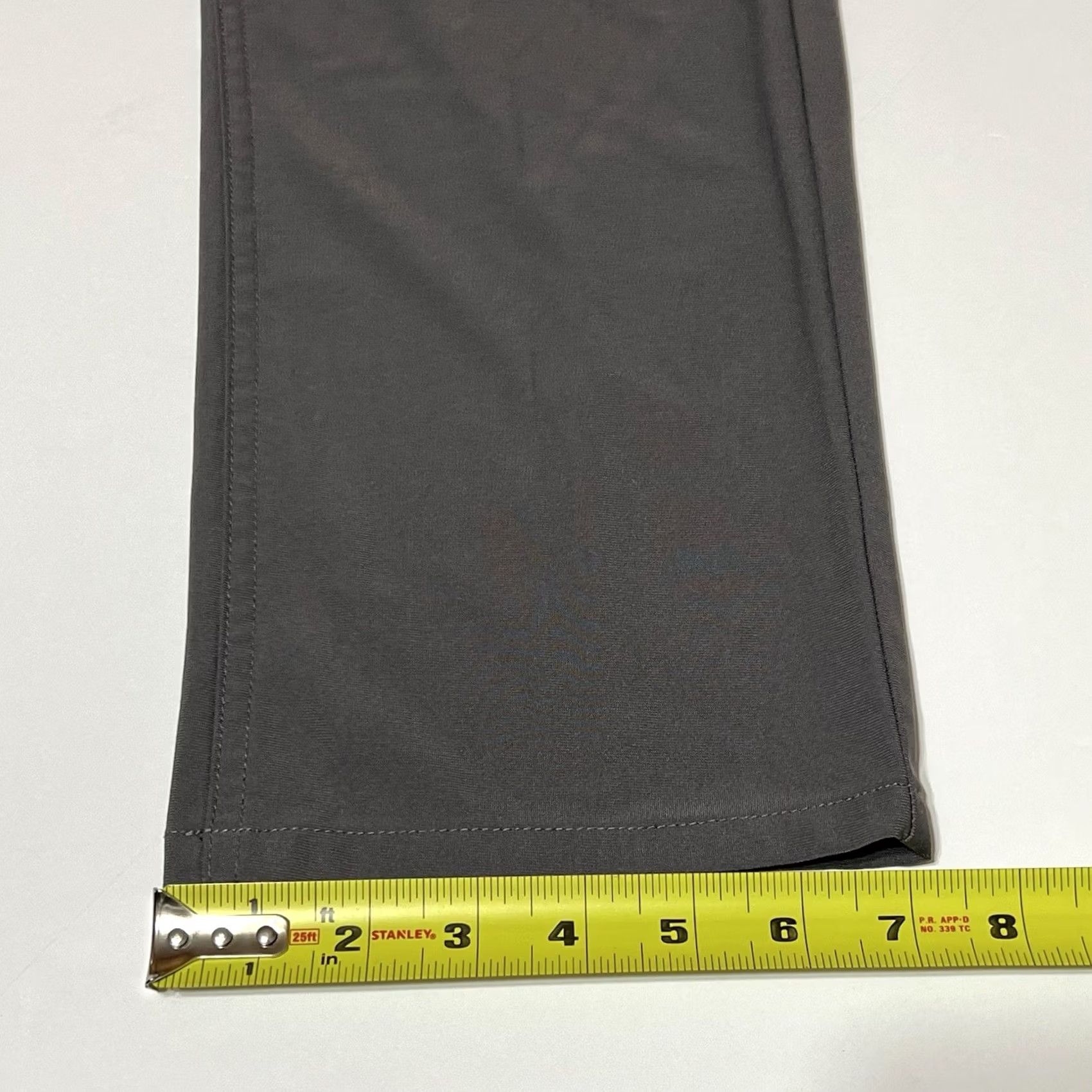 Vintage Tailor Vintage Mens Canaan Slim Fit Stretch Pants Gray 36x29 Slim Chino Flat Front Zip Modern Straight Inseam 29 Size US 36 / EU 52 - 7 Thumbnail