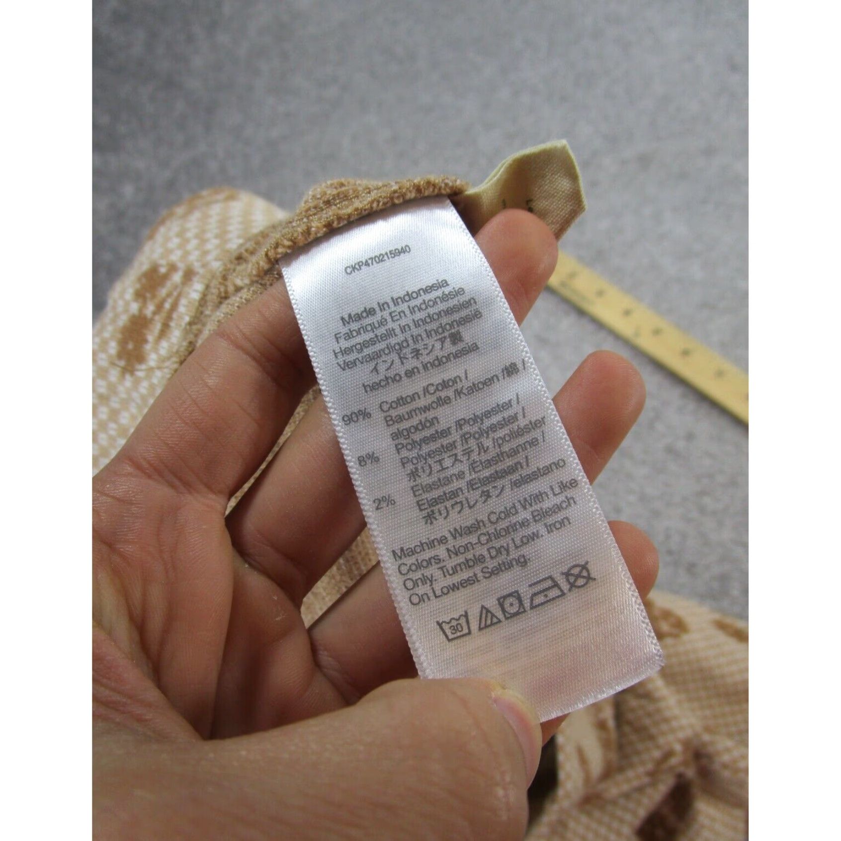 Madewell Madewell Womens Shorts Medium Floral Beige Brown Pull On Size 32" / US 10 / IT 46 - 7 Thumbnail