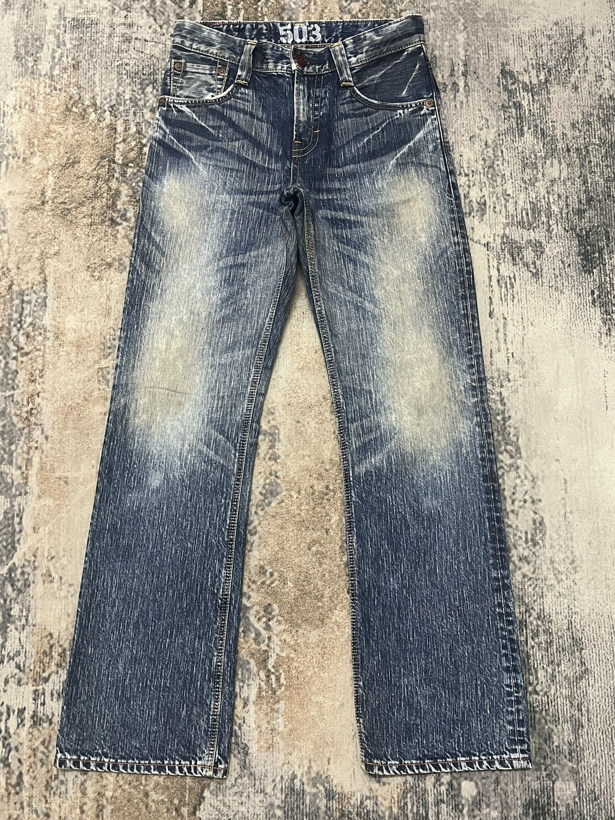 image of Avant Garde x Edwin 503 Blue Trip Jeans Denim, Men's (Size 30)