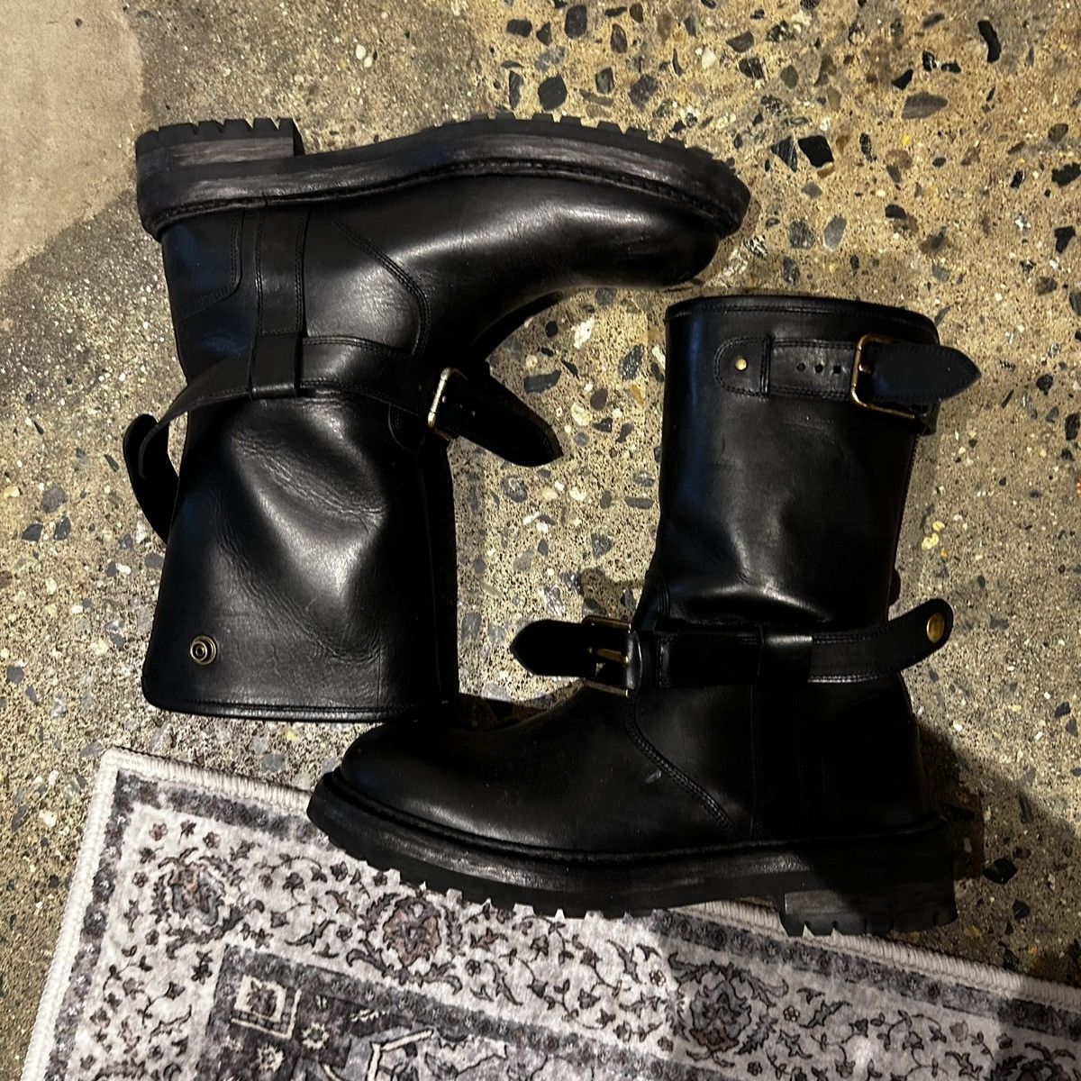 Dolce & Gabbana Runway Buckle Boots Sz 41.5 Size US 7.5 / EU 40-41 - 1 Thumbnail