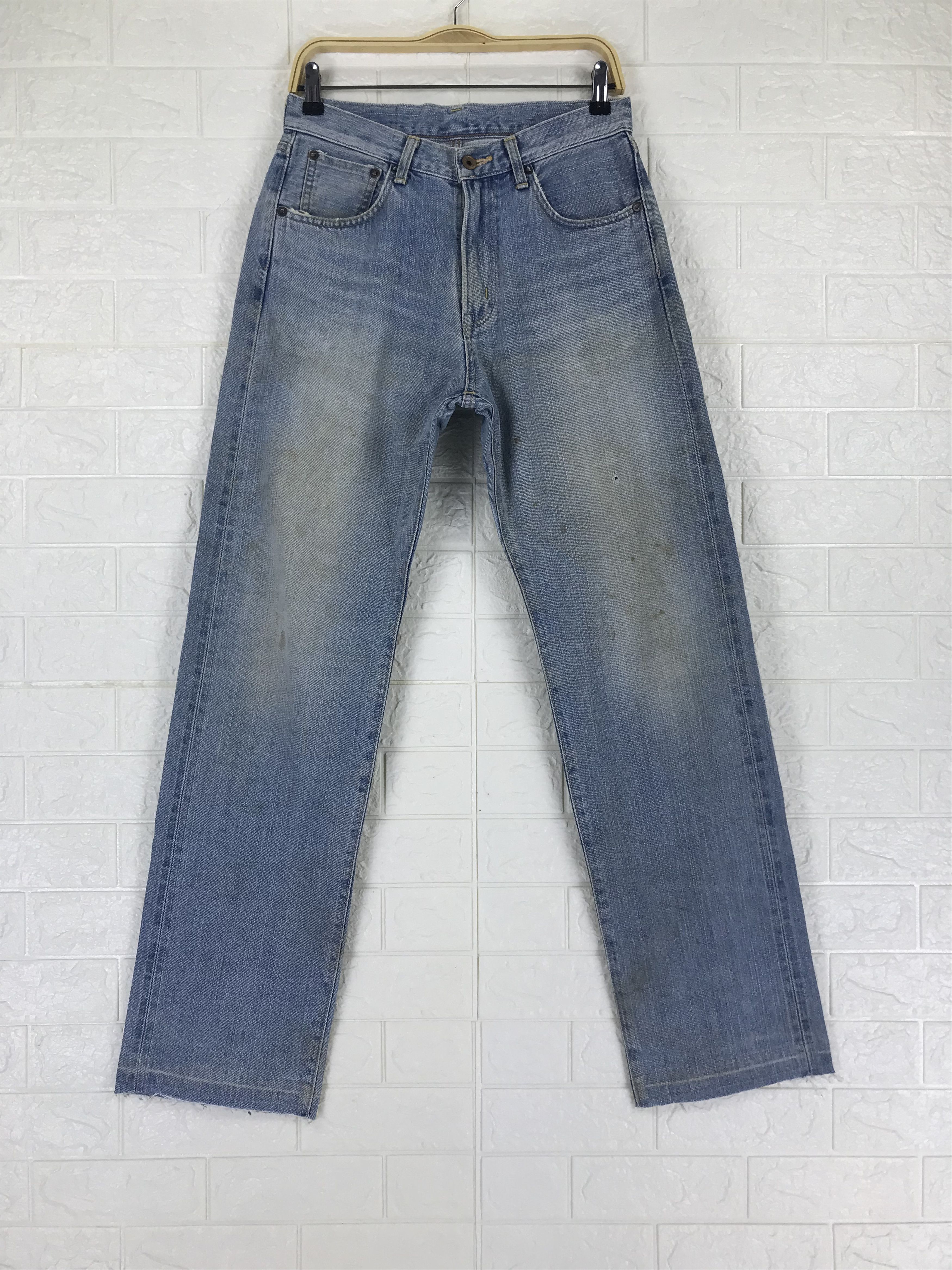 Edwin Vintage 90s Edwin 505X Orange Tab Selvedge Jeans Size US 29 - 2 Thumbnail