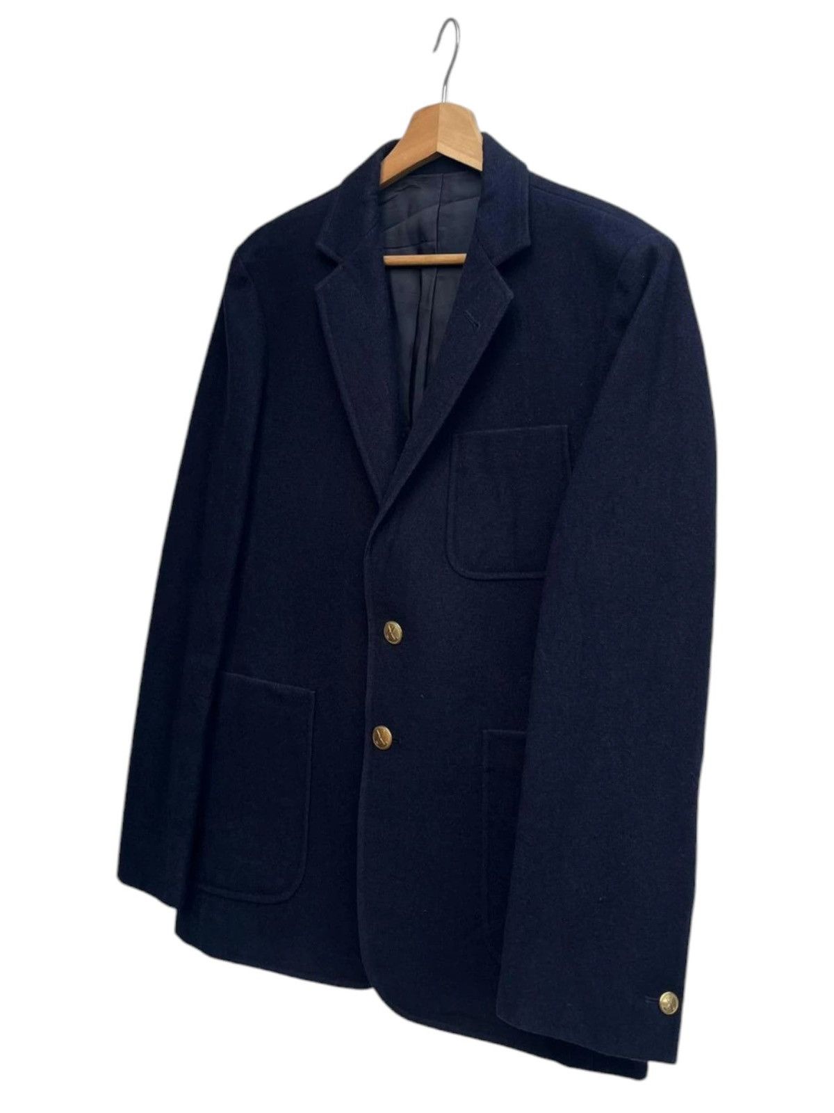 Maison Kitsune Maison Kitsuné Gold Tone Buttons Wool Jacket Size US S / EU 44-46 / 1 - 5 Thumbnail