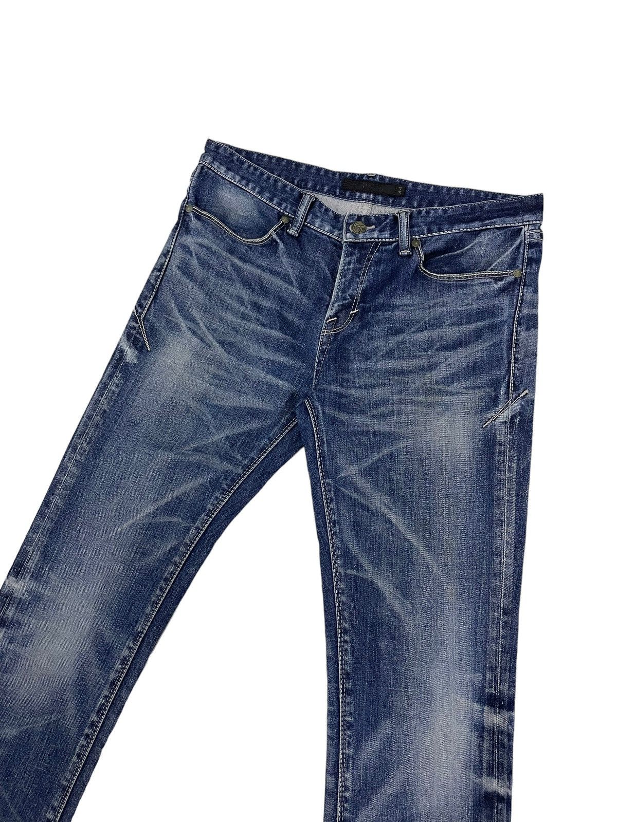 If Six Was Nine × Japanese Brand × Le Grande Bleu (L.G.B.) Fuga Japan Clawmarks Jeans Size US 32 / EU 48 - 5 Thumbnail