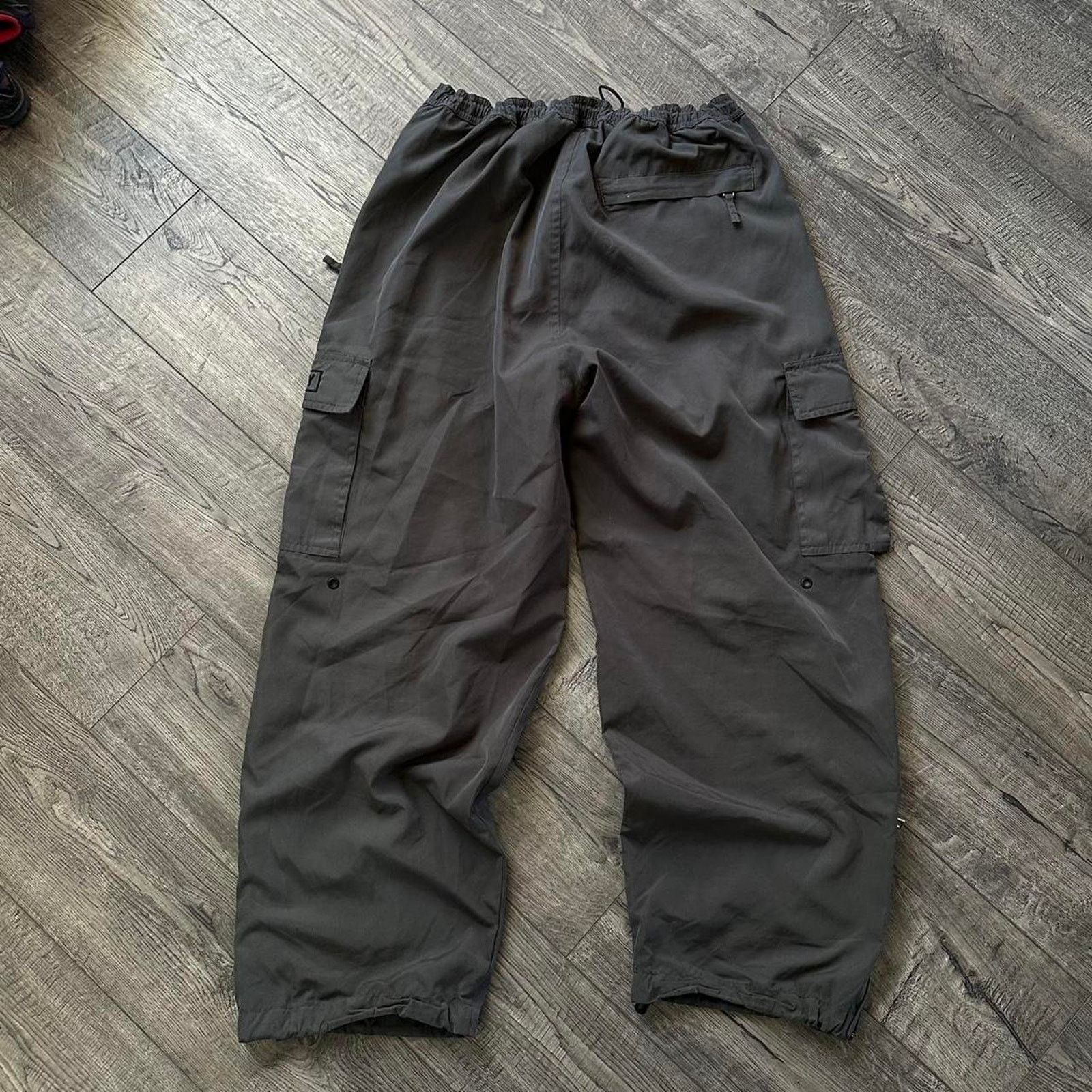 Stussy Rare Vintage 90s Stussy Squadron Cargo Parachute Nylon Pants Size US 31 - 8 Thumbnail