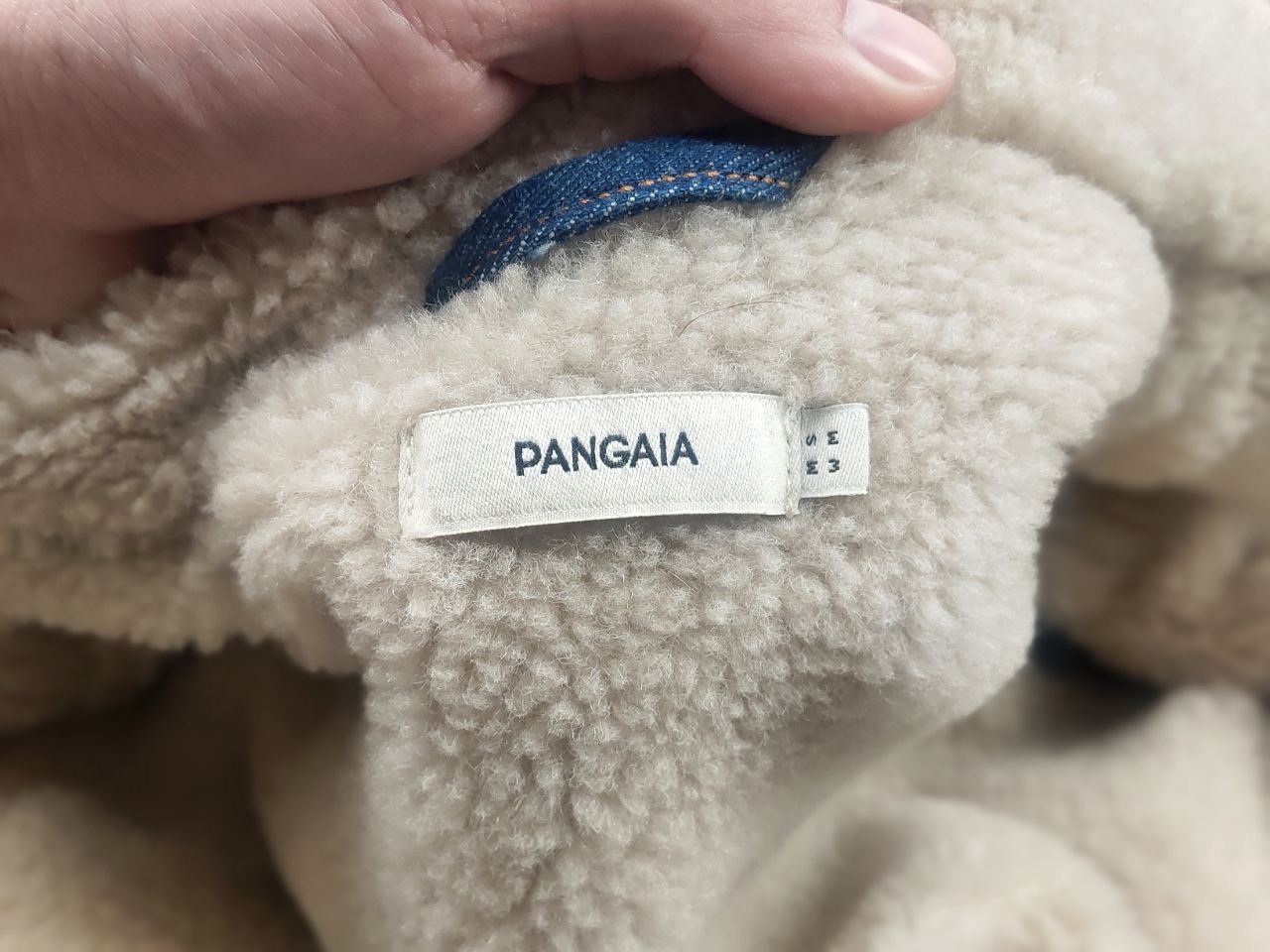 Pangaia Pangaia Design Unisex Hemp Blue Denim Sherpa Lined Jacket Size US S / EU 44-46 / 1 - 18 Thumbnail
