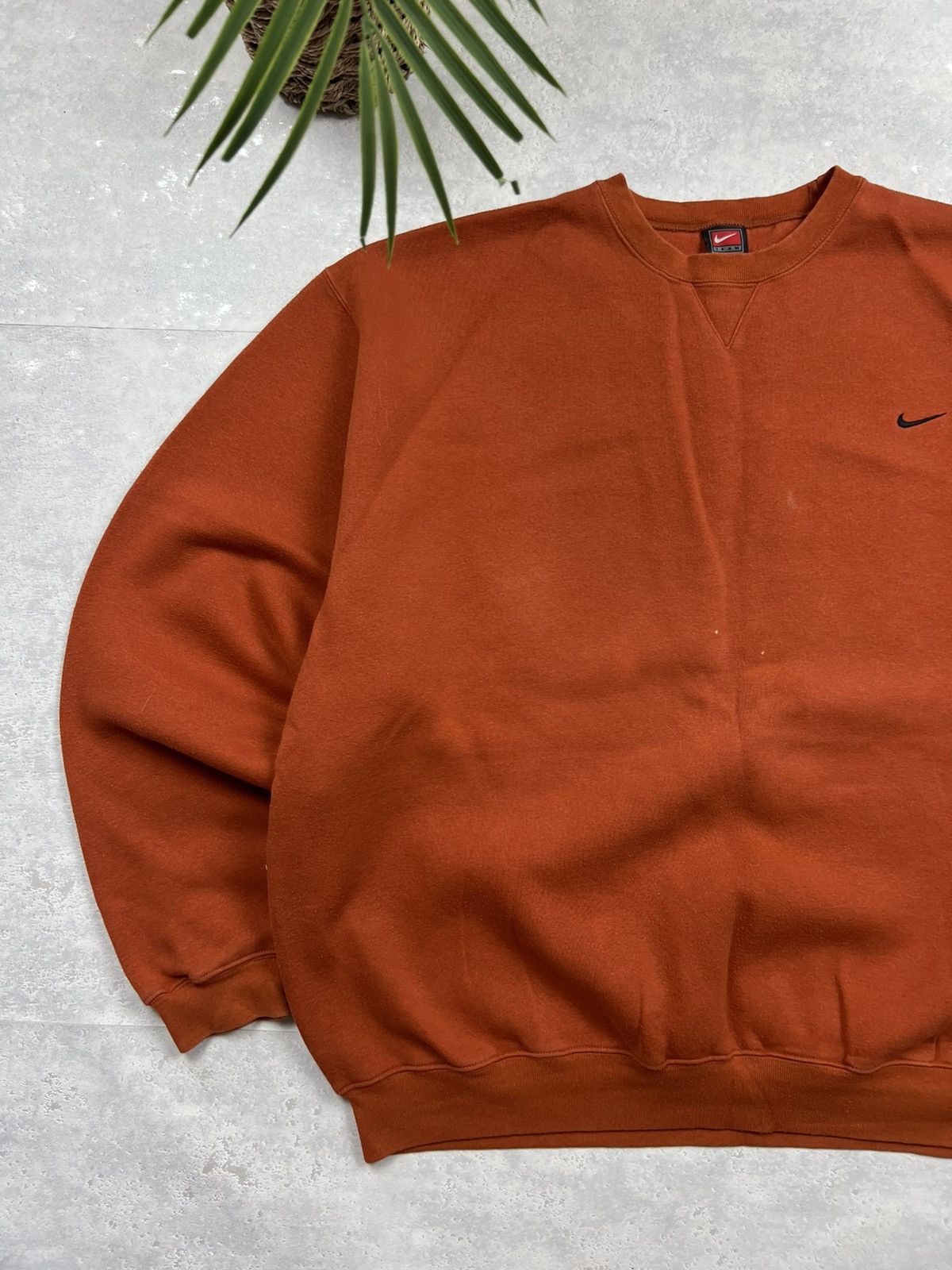 Nike 90s Nike Swoosh Vintage Y2K Oversized Blank Retro Sweatshirt Size US XL / EU 56 / 4 - 2 Thumbnail