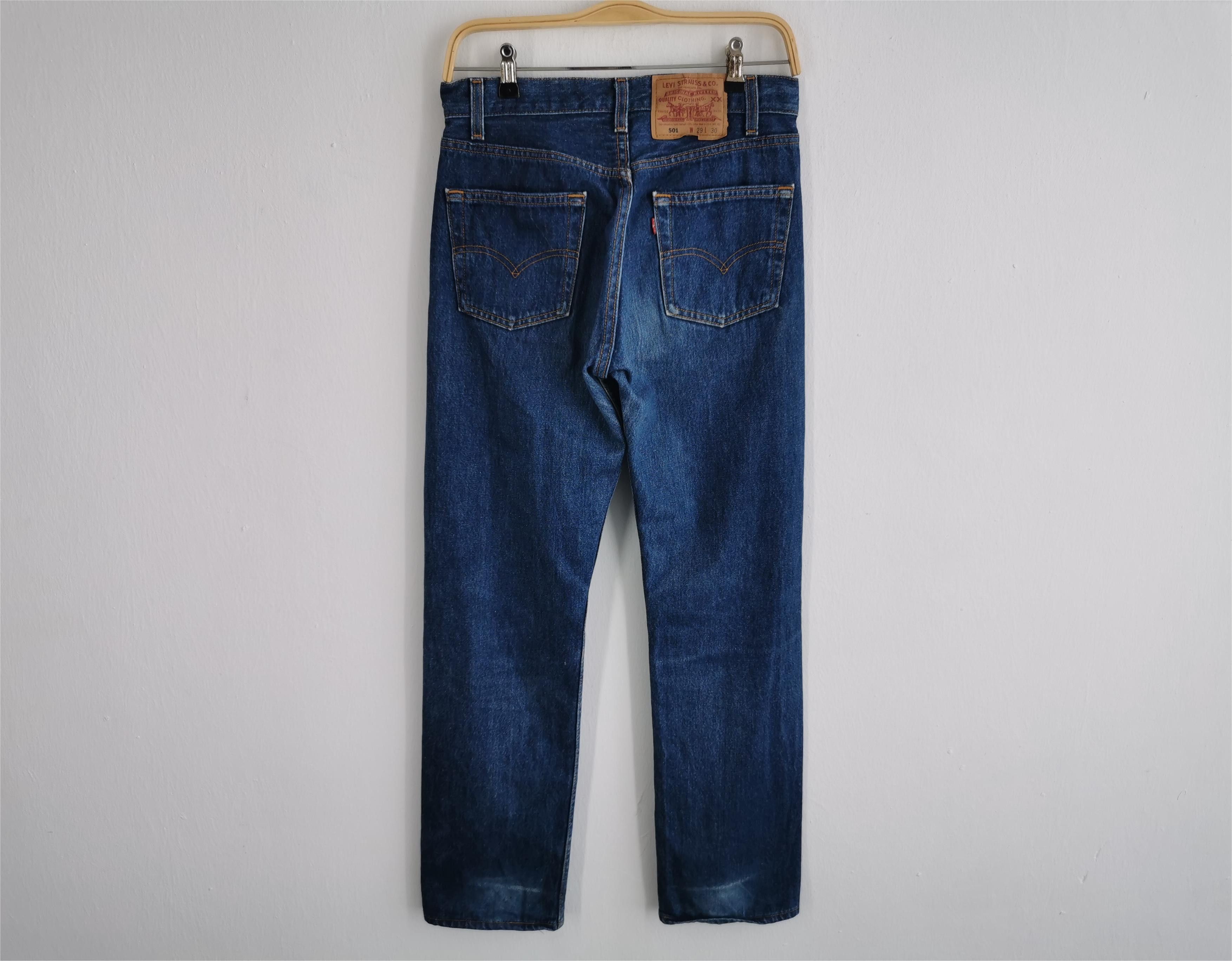 Levi's Vintage 90s Levis Lot 501 Denim Made In USA Size 30/29x30 Size US 30 / EU 46 - 3 Thumbnail