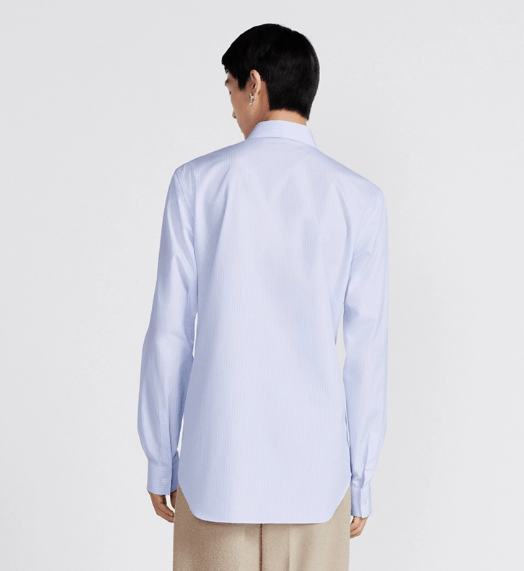 Dior o1w1db11025 483C57 Bobby Shirt in Blue Size US M / EU 48-50 / 2 - 6 Thumbnail