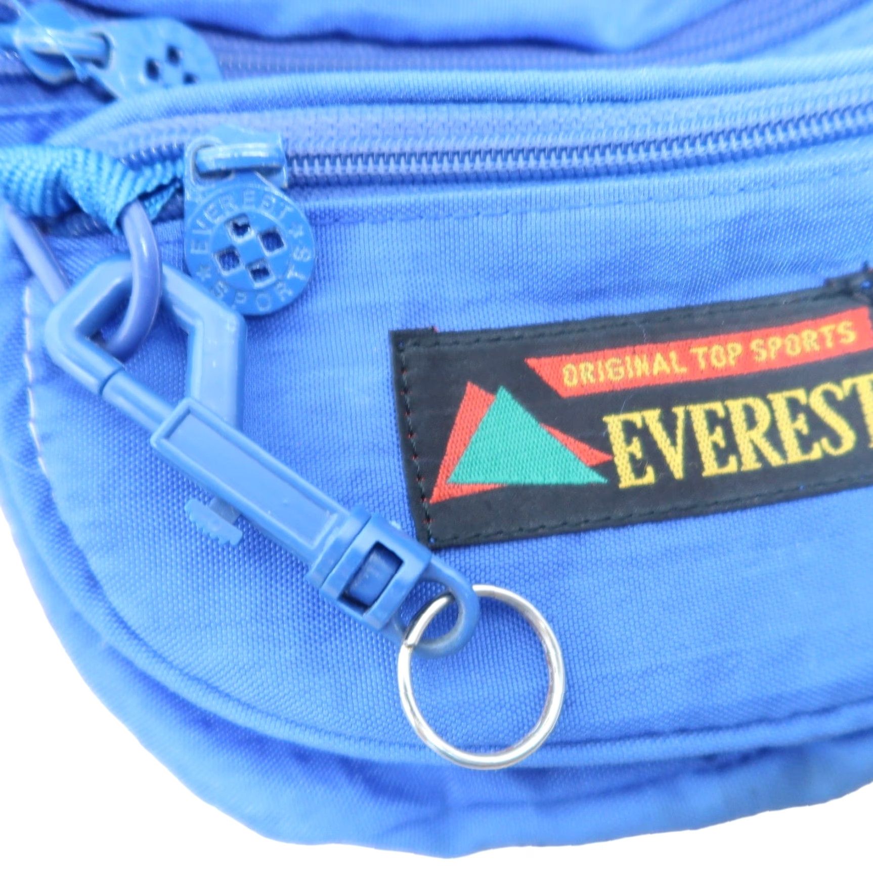 Vintage VINTAGE 80s Everest blue nylon fanny pack belt bag purse, Belt Bag & Fanny Pack, Women, Blue, Adjustable waist strap, 12" x 6" Size ONE SIZE - 2 Thumbnail