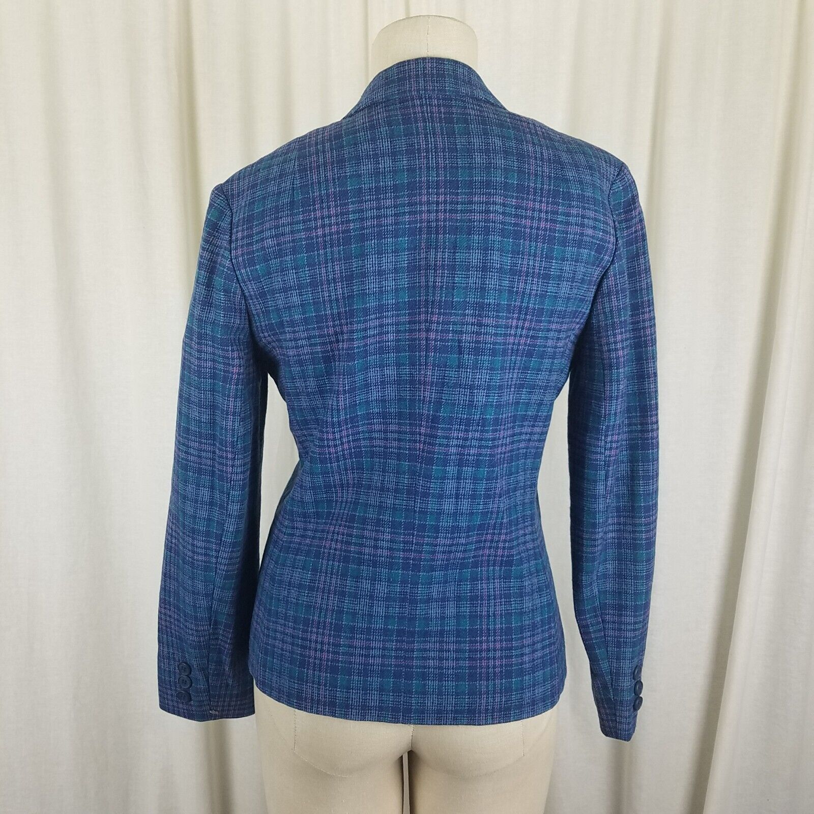 Pendleton Vtg Pendleton Tartan Plaid 100% Virgin Wool Blazer Jacket Size S / US 4 / IT 40 - 4 Thumbnail