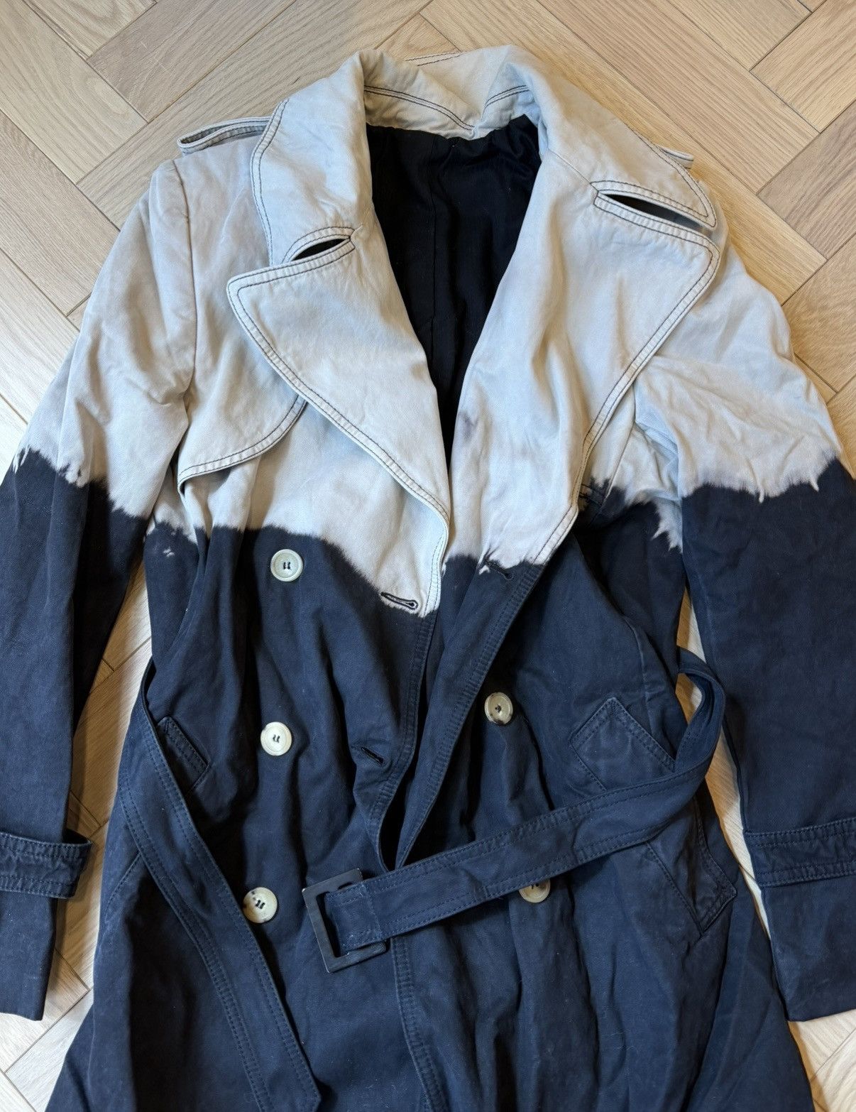 Alexander McQueen ALEXANDER MCQUEEN GRADIENT TRENCH COAT Size M / US 6-8 / IT 42-44 - 5 Thumbnail