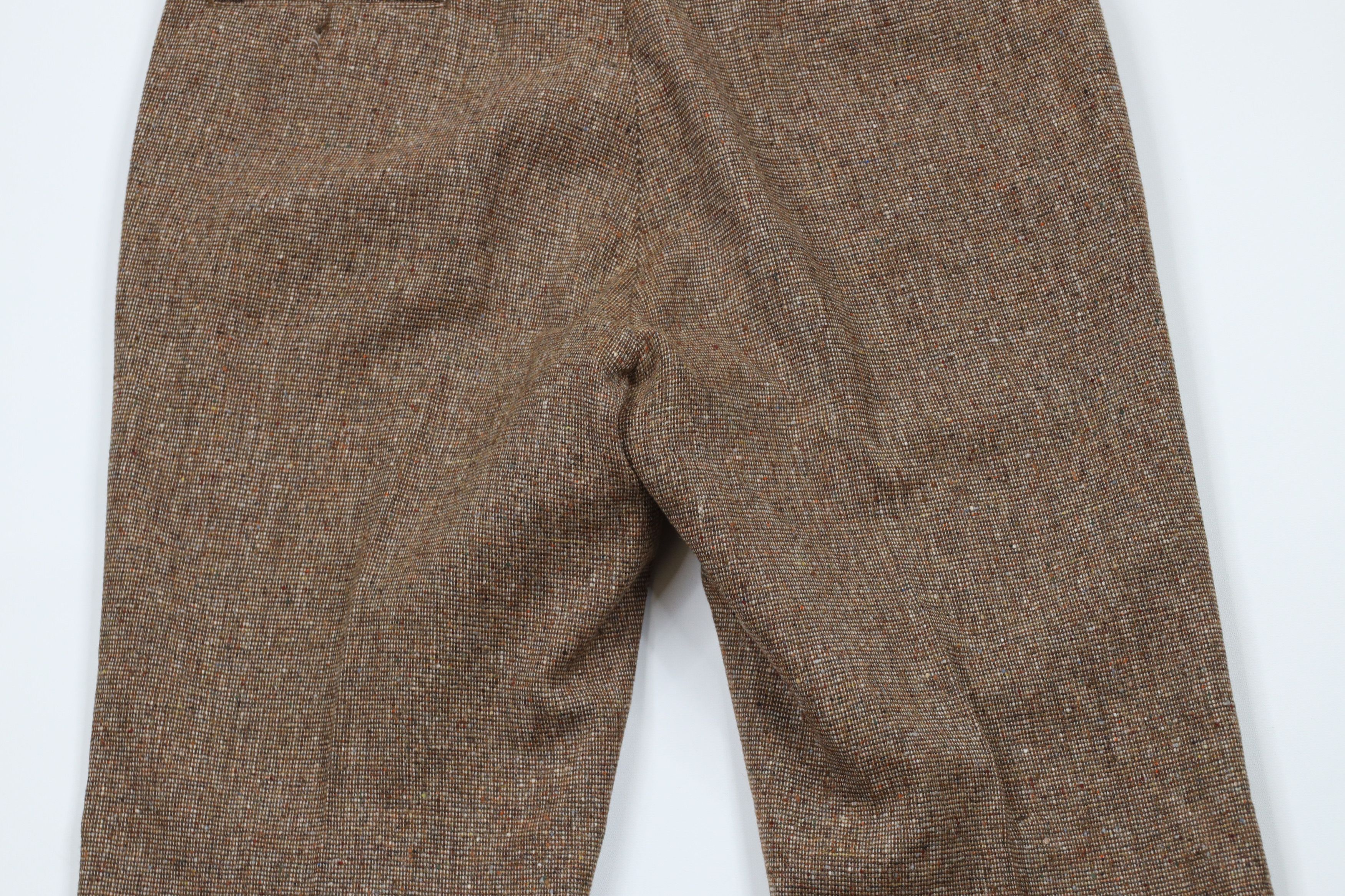 Vintage Vintage 70s Streetwear Wool Tweed Bell Bottoms Pants USA Size US 36 / EU 52 - 11 Thumbnail
