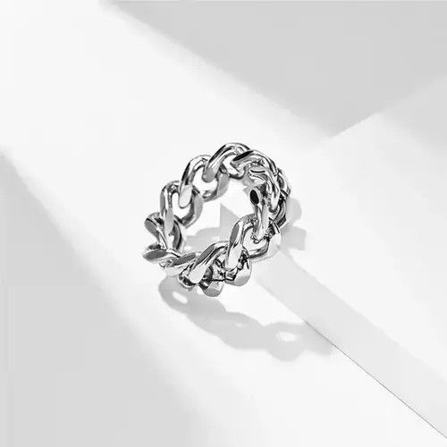 Jewelry Stainless Steel Ring y2k streetwear style Size ONE SIZE - 3 Thumbnail