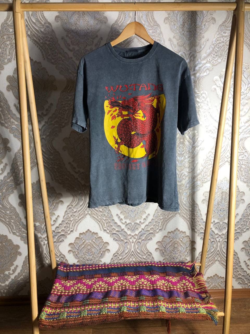 Vintage × Wu-Tang Clan VERY RARE WU-TANG CLAN DRAGON PROTECT YA NECK T-SHIRT Y2K Size US M / EU 48-50 / 2 - 1 Thumbnail