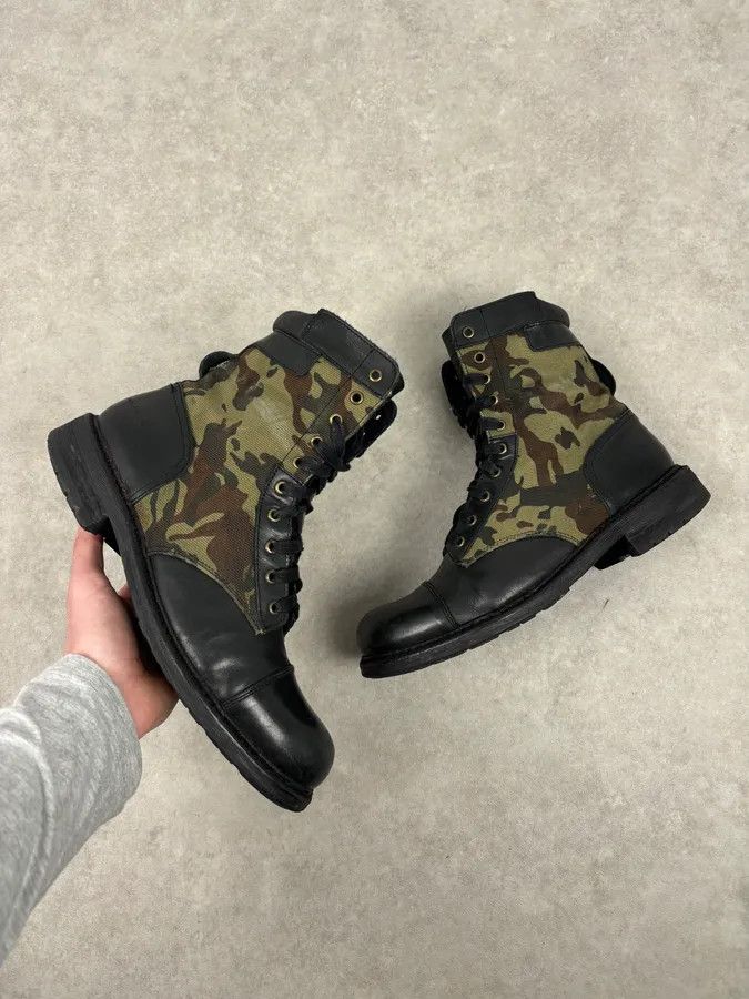 Diesel Basket Butch Zippy (zip up) leather boots - size 10.5 | Grailed