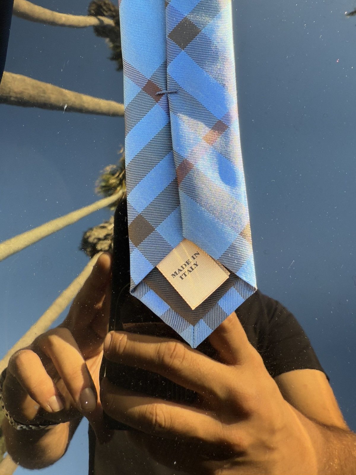 Burberry × Vintage Burberry Tie Made In Italy Size ONE SIZE - 4 Thumbnail