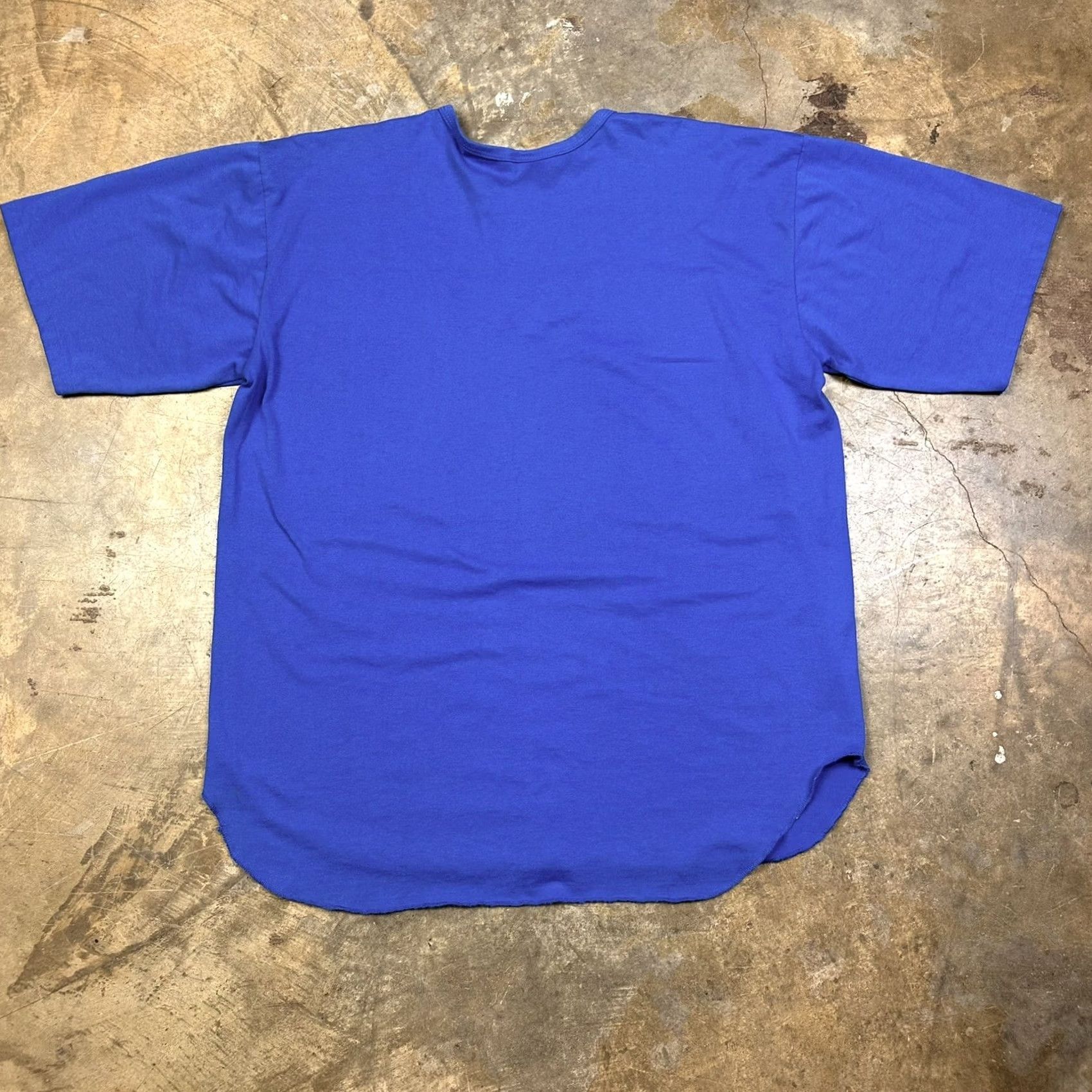 Vintage VINTAGE 90s Eagles USA Coaching StaffT Shirt XL Blue Henley Short Sleeve Embroidered 50/50 Cotton/Poly Mens Size US XL / EU 56 / 4 - 3 Thumbnail
