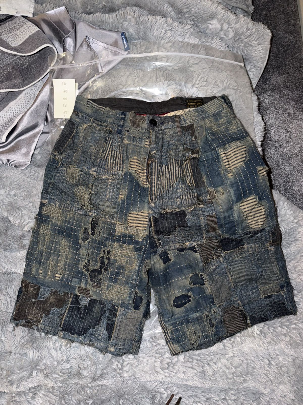 Kapital Kountry Kapital Boro Shorts Size US 29 - 2 Thumbnail