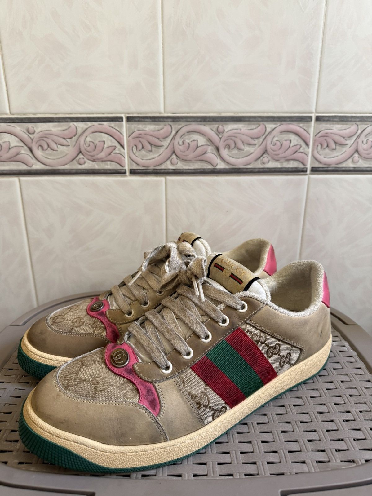 Gucci Gucci Screener Sneakers Size US 11 / EU 44 - 1 Thumbnail