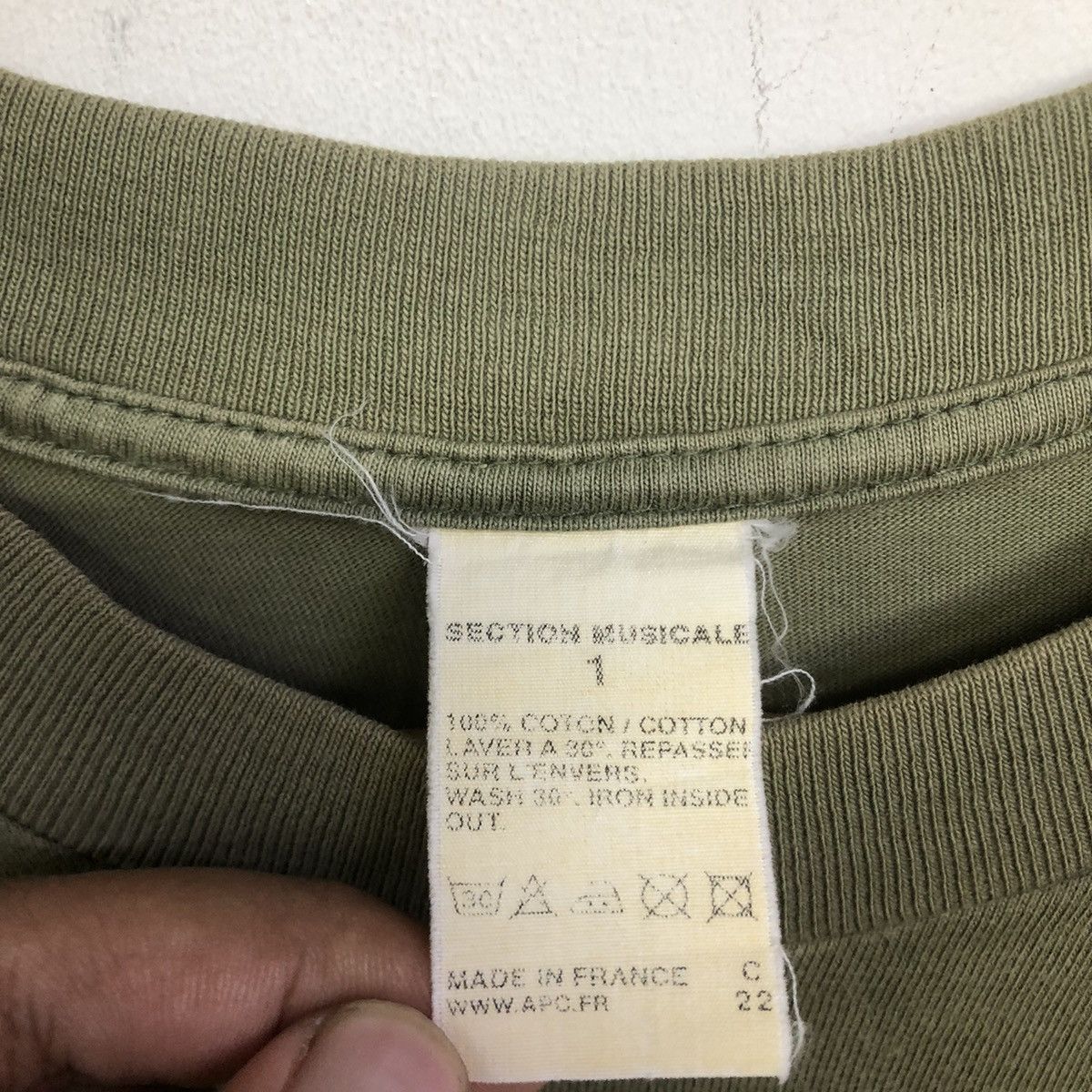 A.P.C. Vintage A.P.C SECTION MUSICALE Tshirt Size US S / EU 44-46 / 1 - 10 Thumbnail