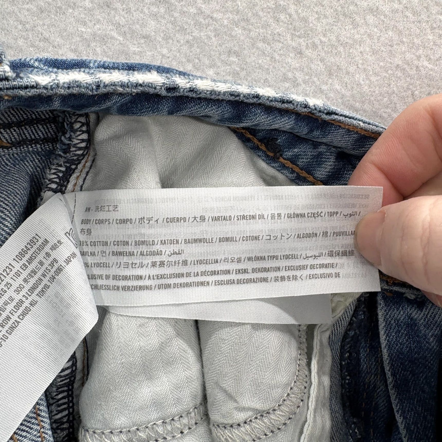 Abercrombie & Fitch Abercrombie & Fitch Jeans Womens 0 Blue High Rise Wide-Leg 25in Inseam 30in Distressed Pockets Stretch Denim Skinny? (Note: This line seems off) Size 25" / US 0 / IT 36 - 6 Thumbnail