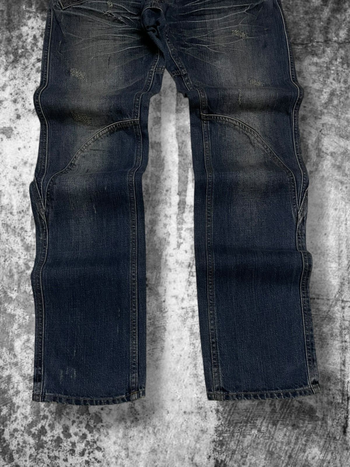 Japanese Brand Vintage Japan Designer 90’s Urban Craft Distressed Denim Size US 32 / EU 48 - 3 Thumbnail