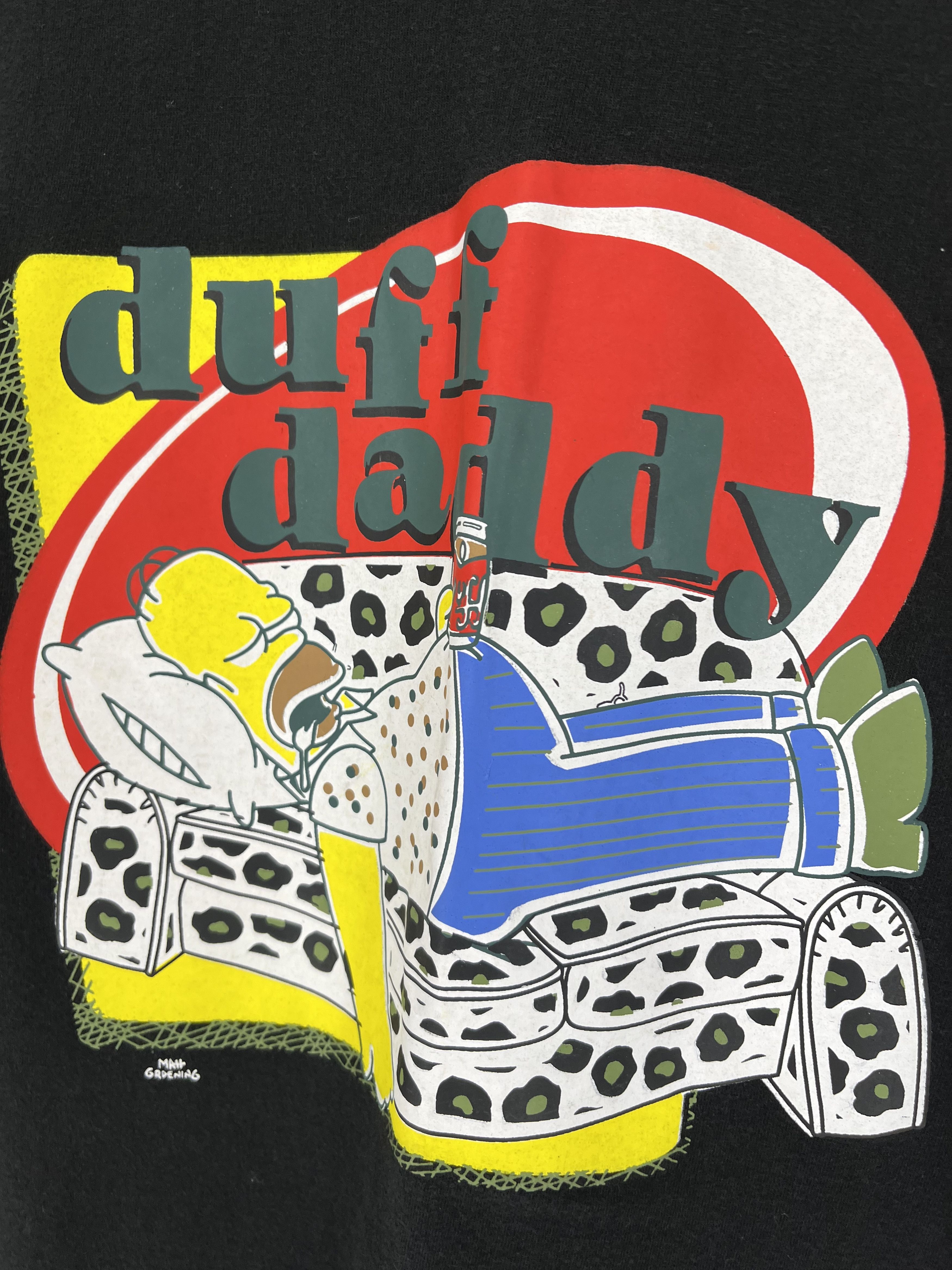 Other Vintage Y2K The Simpsons Duff Daddy Graphic T-Shirt Size US L / EU 52-54 / 3 - 7 Thumbnail