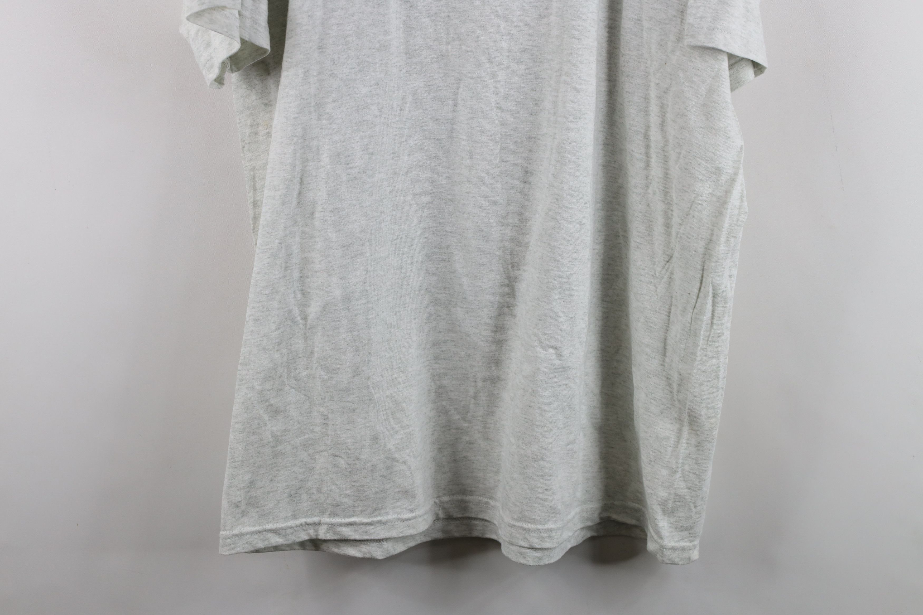 Vintage Vintage 90s Streetwear Heavyweight Cotton T-Shirt Gray Size US L / EU 52-54 / 3 - 10 Thumbnail