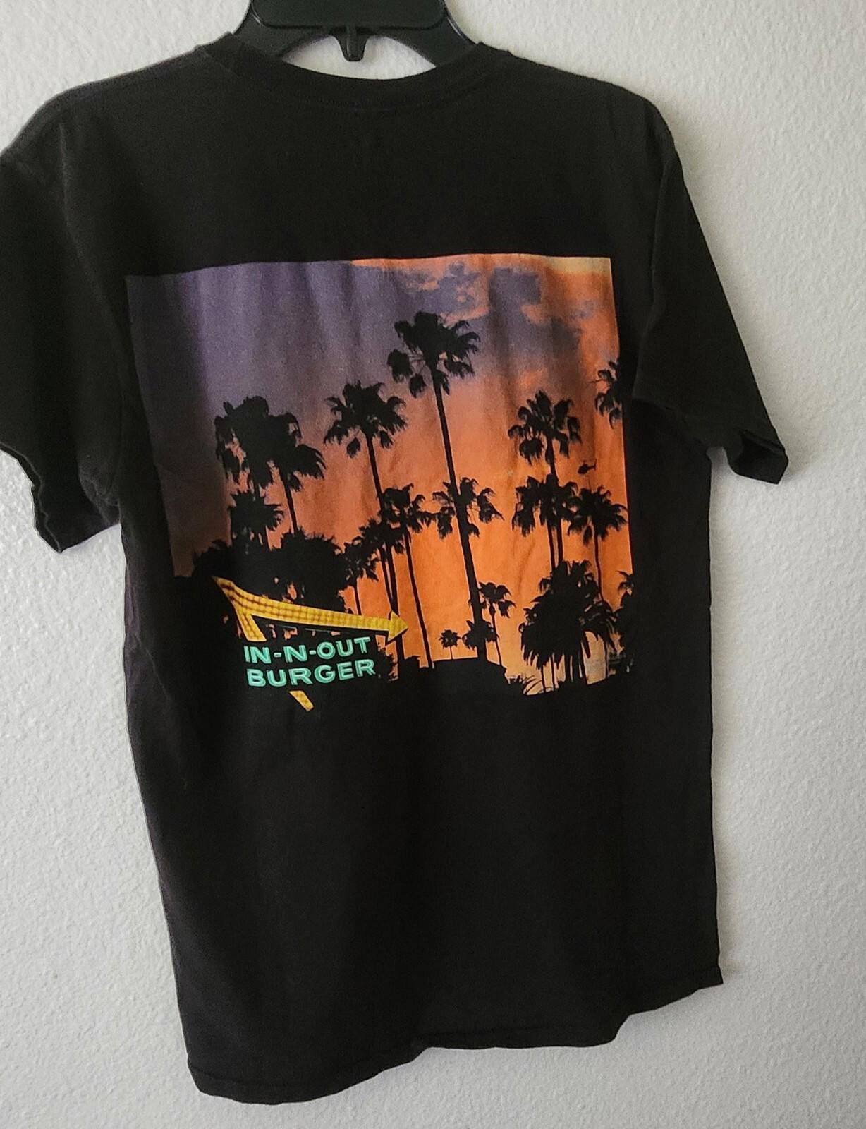 Designer IN-N-Out Shirt Black Arizona Palm Trees In And Out Burger Size US S / EU 44-46 / 1 - 1 Thumbnail