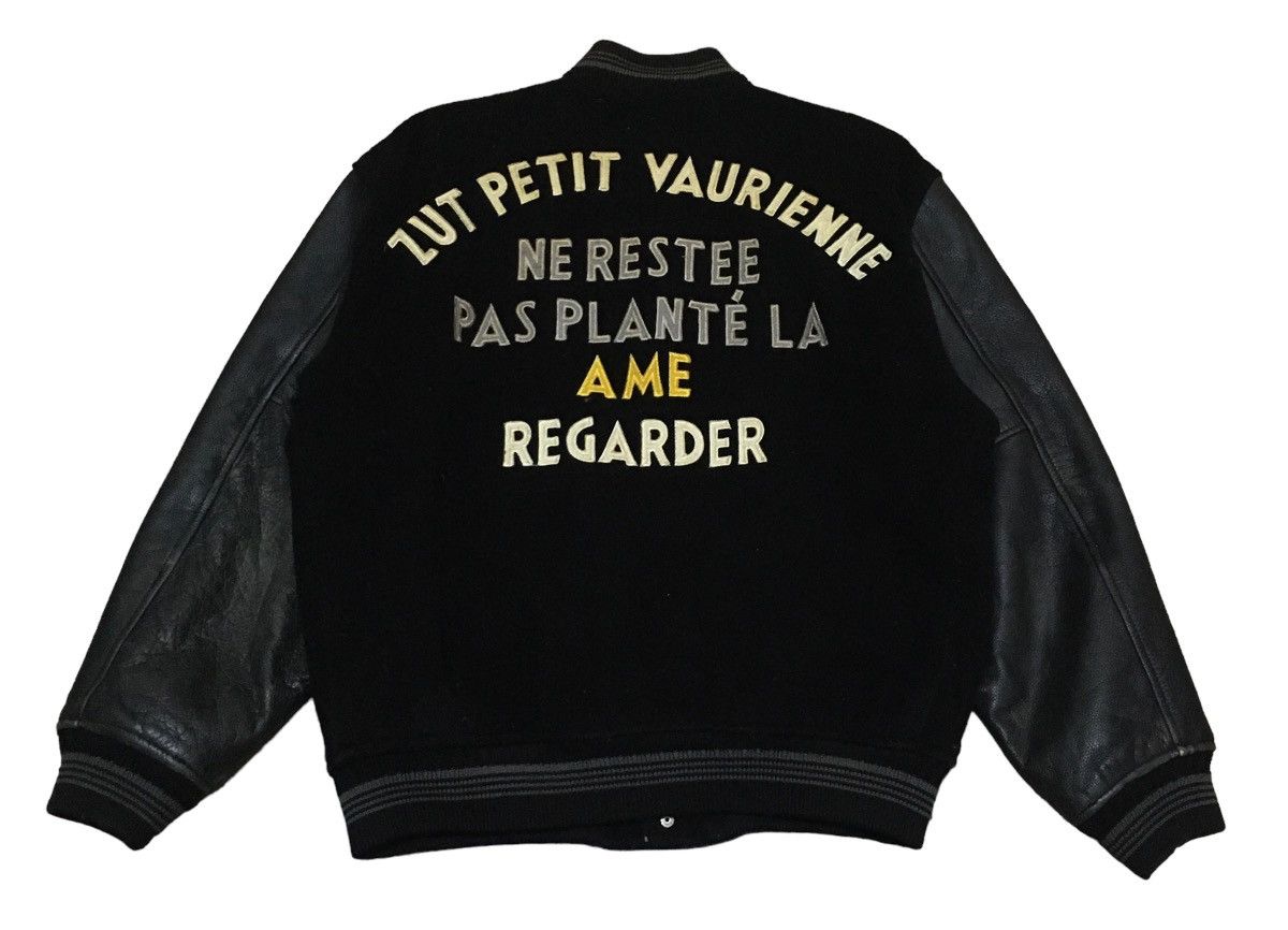 Japanese Brand × Vintage Rare Design Vintage Brand Anecdote Leather Varsity 1990s Size US M / EU 48-50 / 2 - 1 Thumbnail