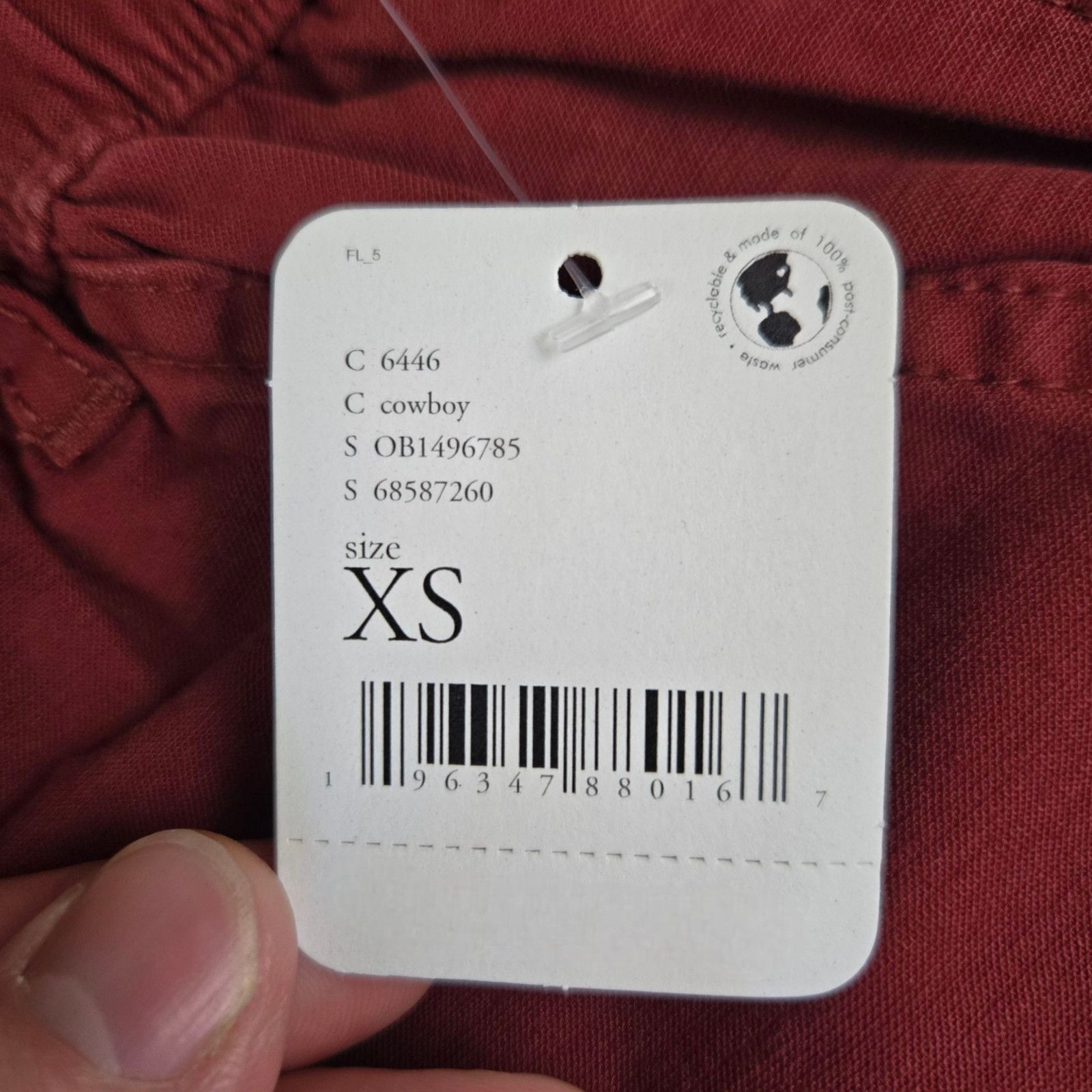 Free People Free People Red Cowboy Utility Cargo Pants Size XS Size 25" / US 0 / IT 36 - 5 Thumbnail