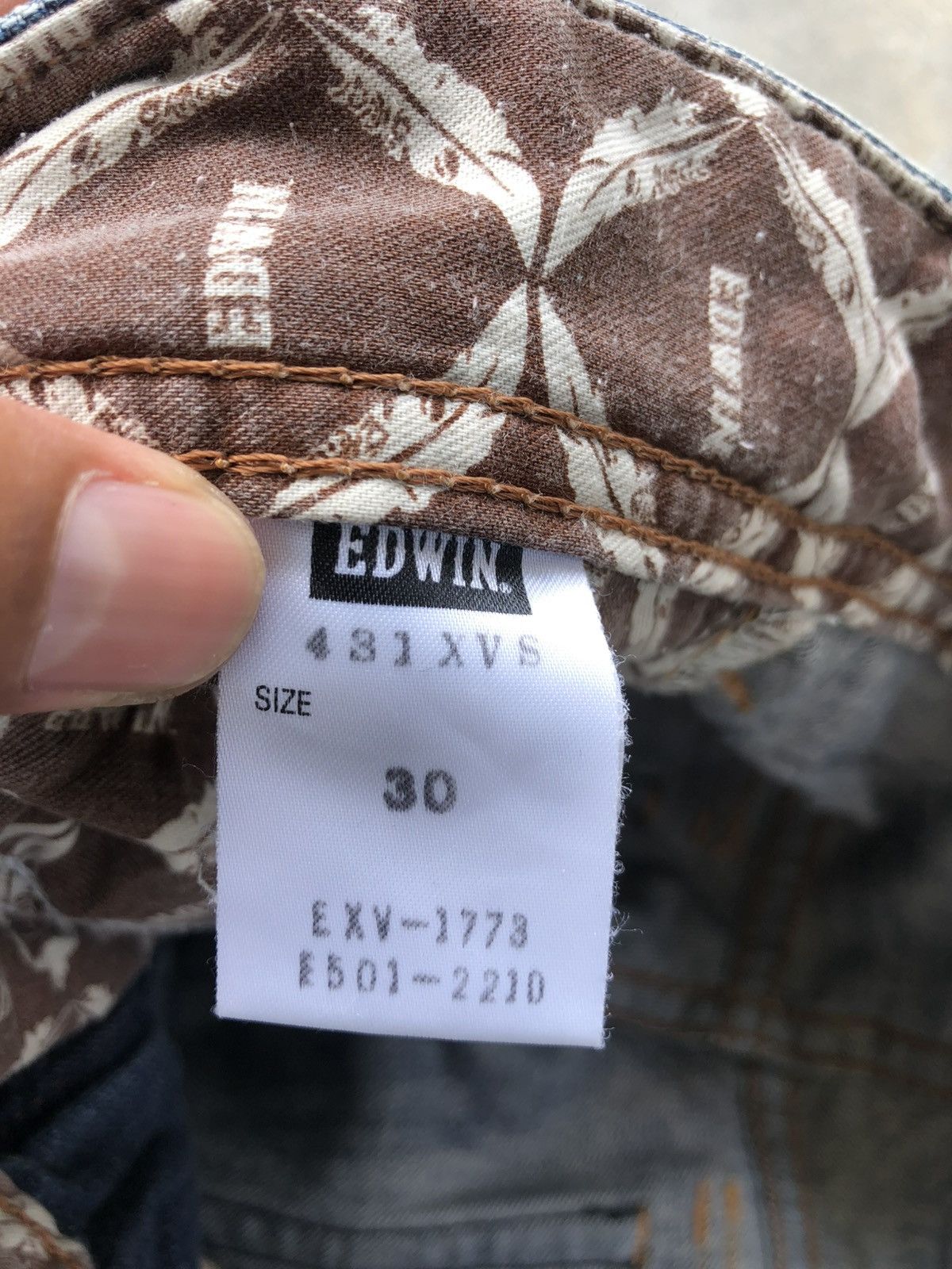 If Six Was Nine Japanese Edwin XU Flared Jeans Distressed Jeans Size US 31 - 18 Thumbnail