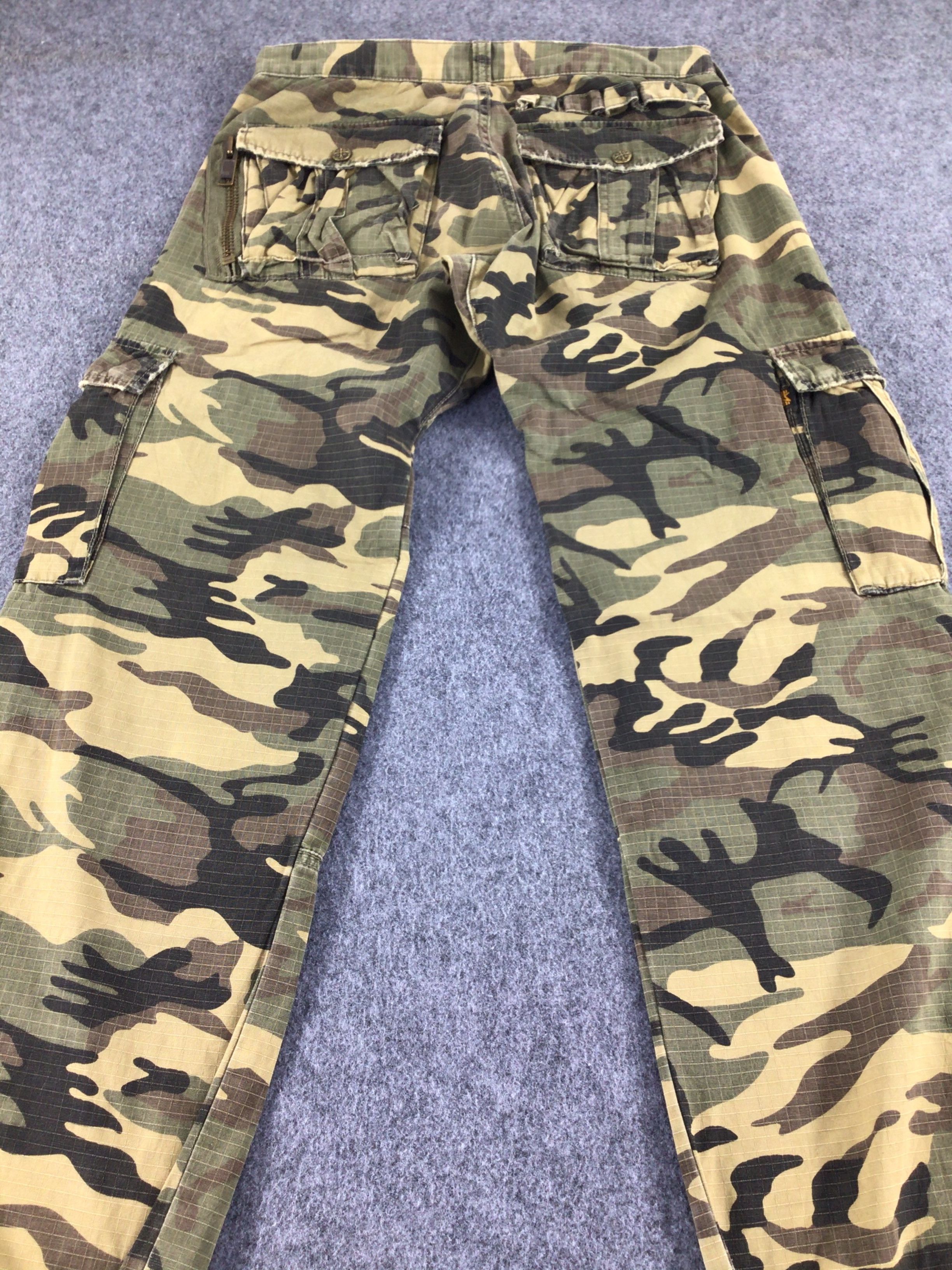 Alpha Industries Alpa Industries Camo Multipocket Cargo Pant -J268 Size US 30 / EU 46 - 4 Thumbnail
