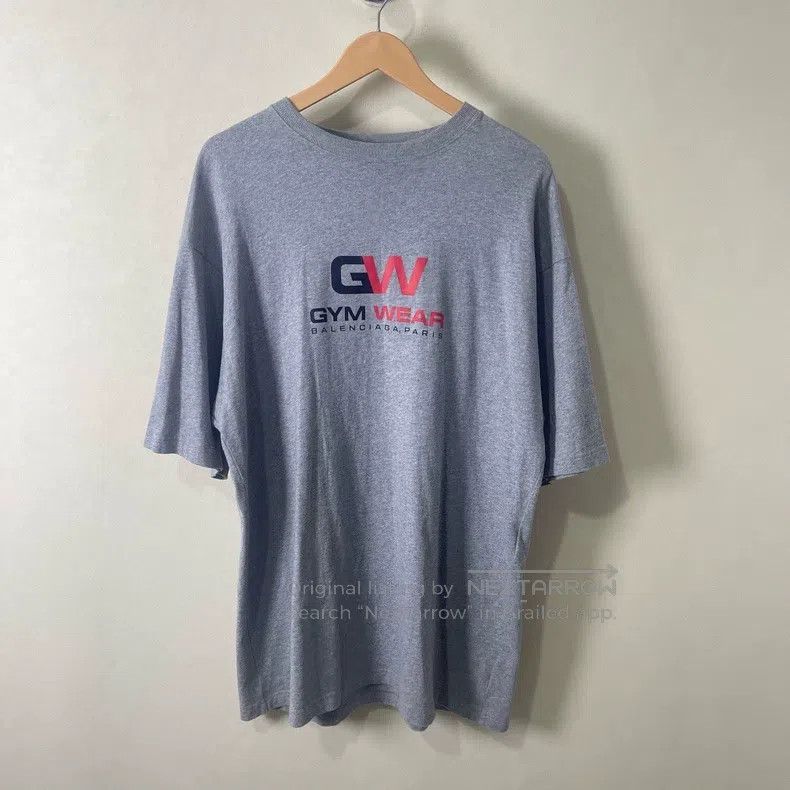 Balenciaga Balenciaga Classic color block logo white casual short-sle Size US S / EU 44-46 / 1 - 1 Thumbnail