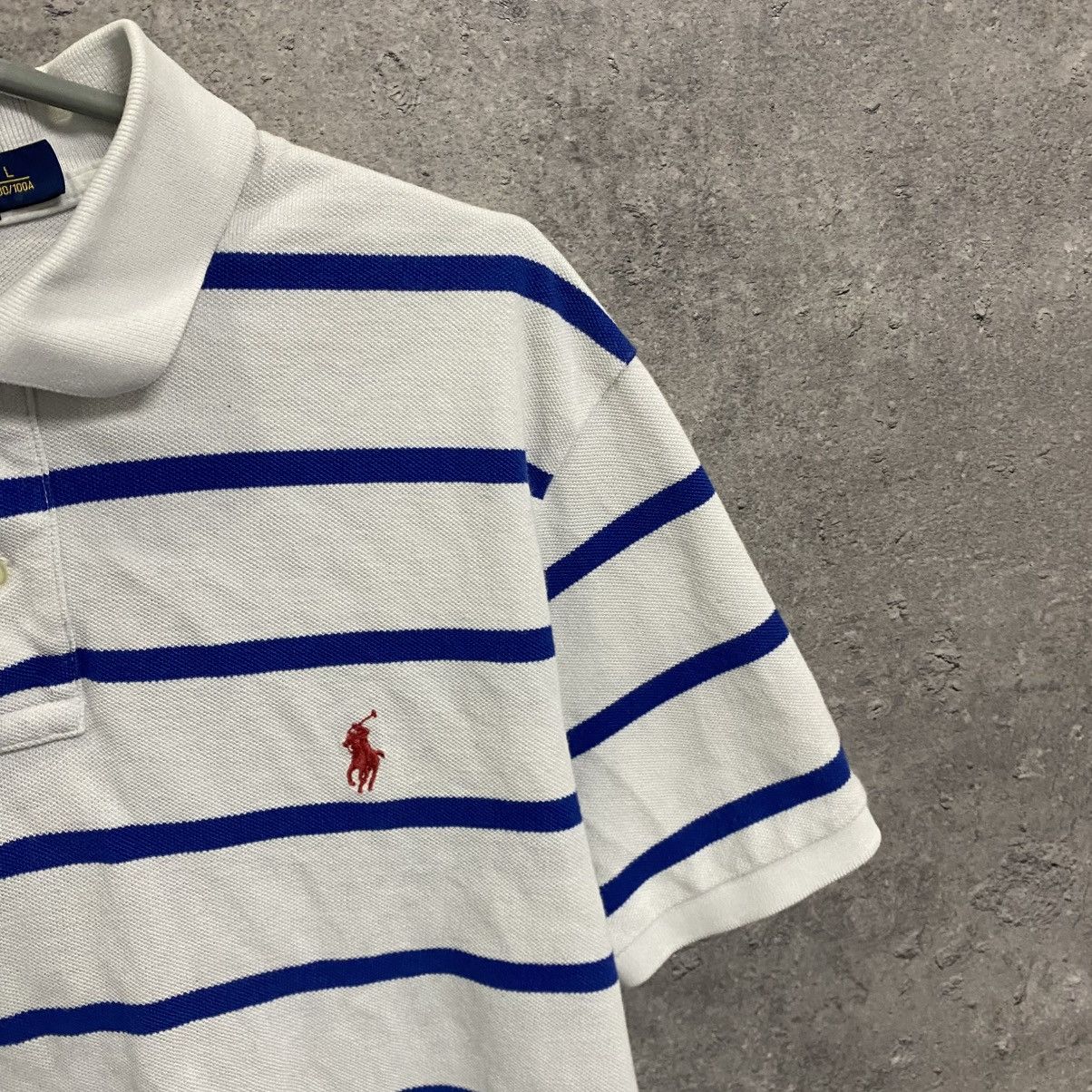 Polo Ralph Lauren Men’s Vintage 90s Polo Ralph Lauren Polo T-Shirt Striped Size US L / EU 52-54 / 3 - 7 Thumbnail