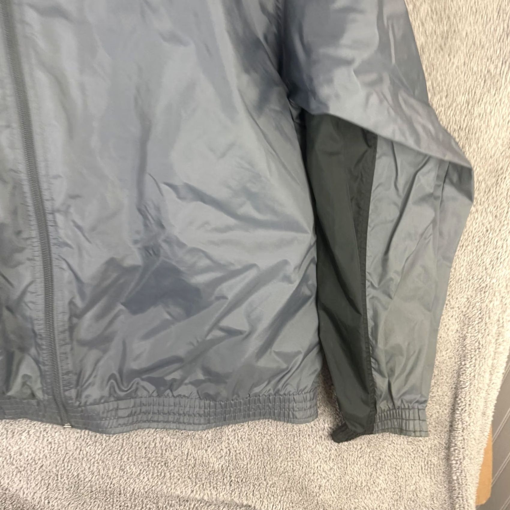 Adidas Adidas Windbreaker Jacket Mens XL Gray Colorblock Full Zip Nylon Athletic Size US XL / EU 56 / 4 - 3 Thumbnail