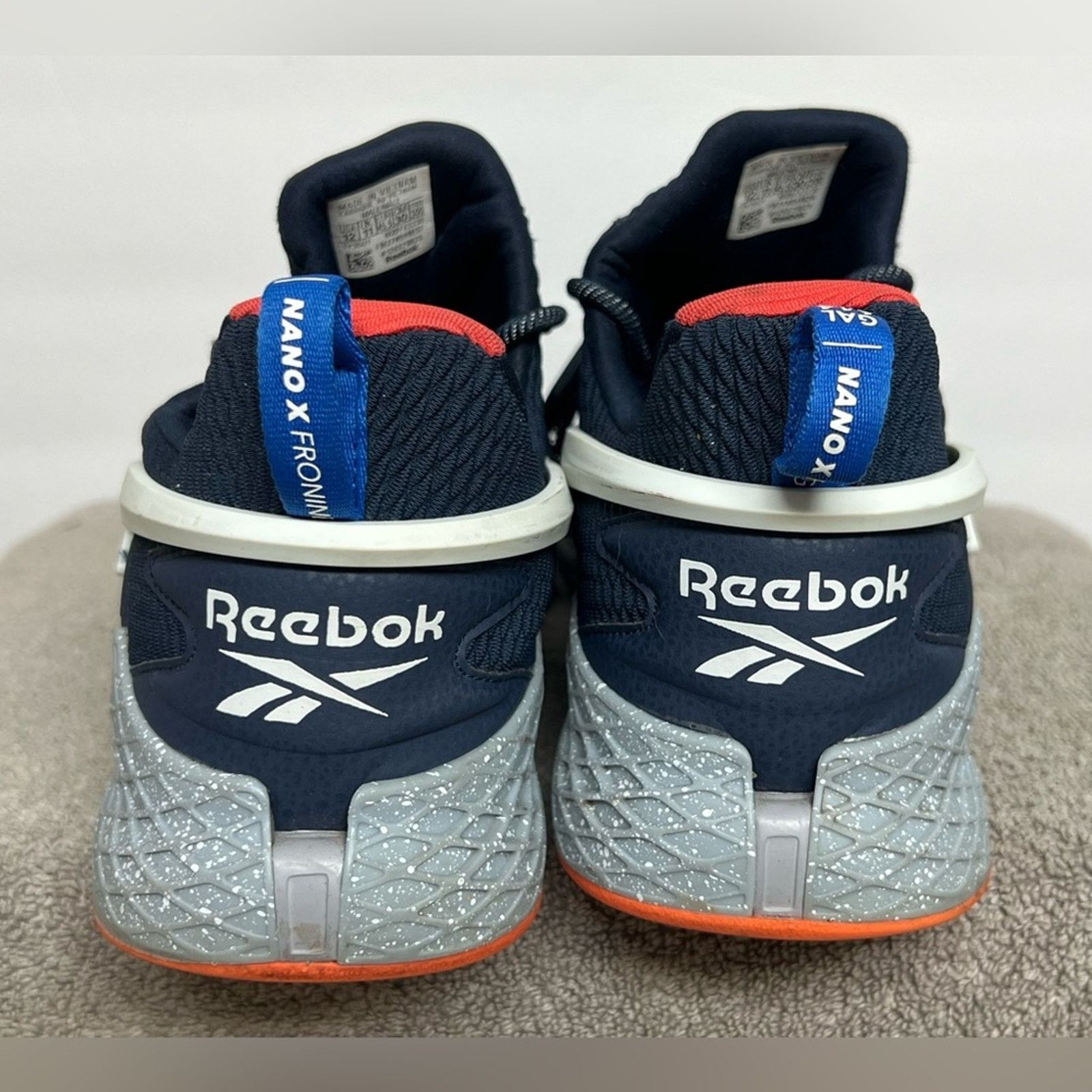 Reebok Reebok Nano X CrossFit FX3230 Mens Blue Mesh Shoes 12 Size US 12 / EU 45 - 6 Thumbnail