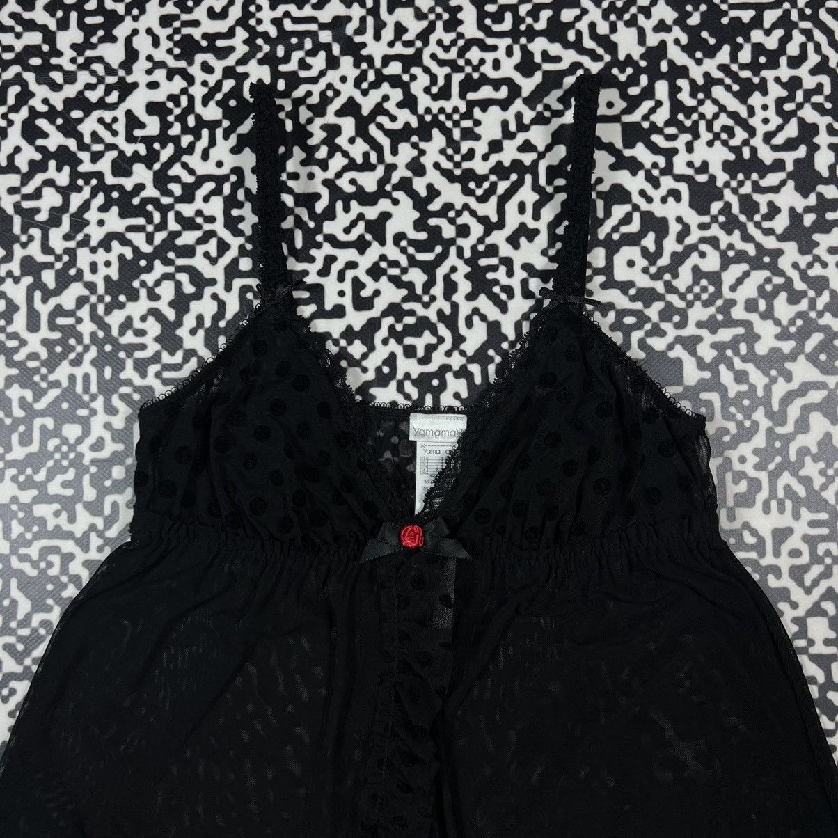 Vintage Vintage Y2K Sexy Mesh Retro Body Doll Night Wear Tank Top Size S / US 4 / IT 40 - 6 Thumbnail