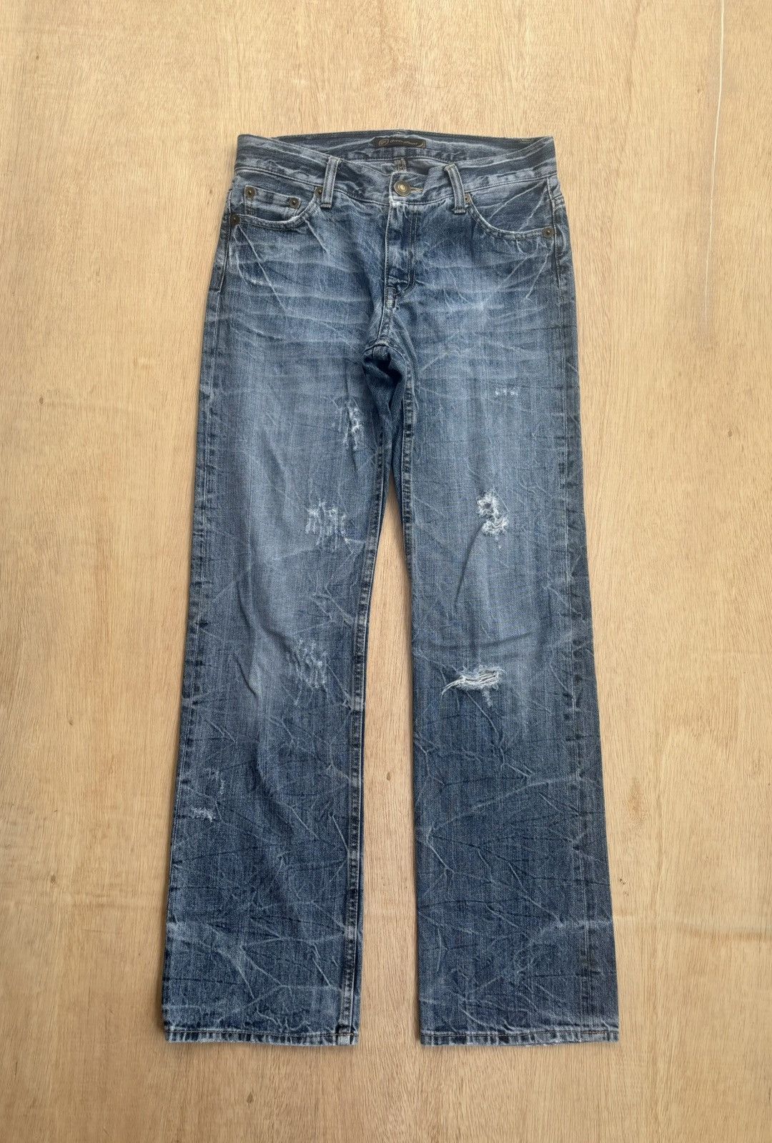 Hysteric Glamour Vintage Distressed Denim Oririn Jeans Grand Mind Size US 29 - 2 Thumbnail