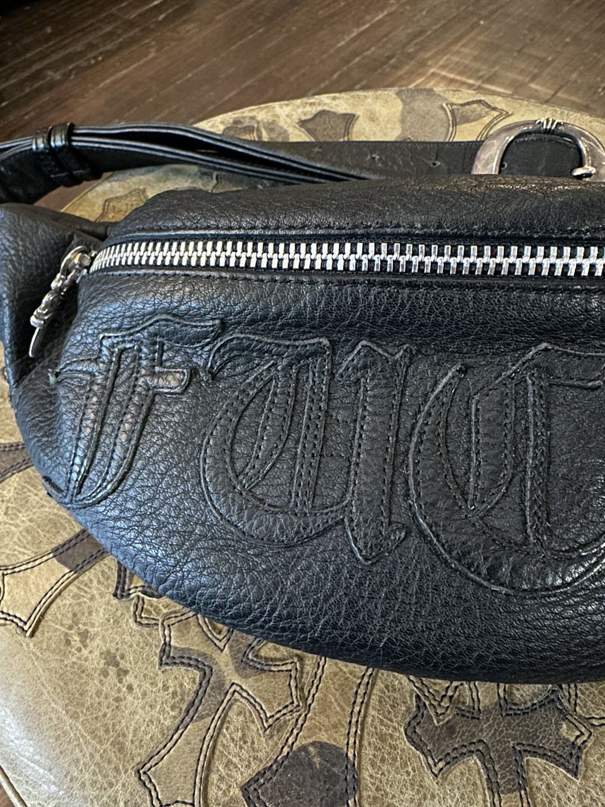 Chrome Hearts CHROME HEARTS FUCK PATCH SNAT SIDE BAG Size ONE SIZE - 3 Thumbnail