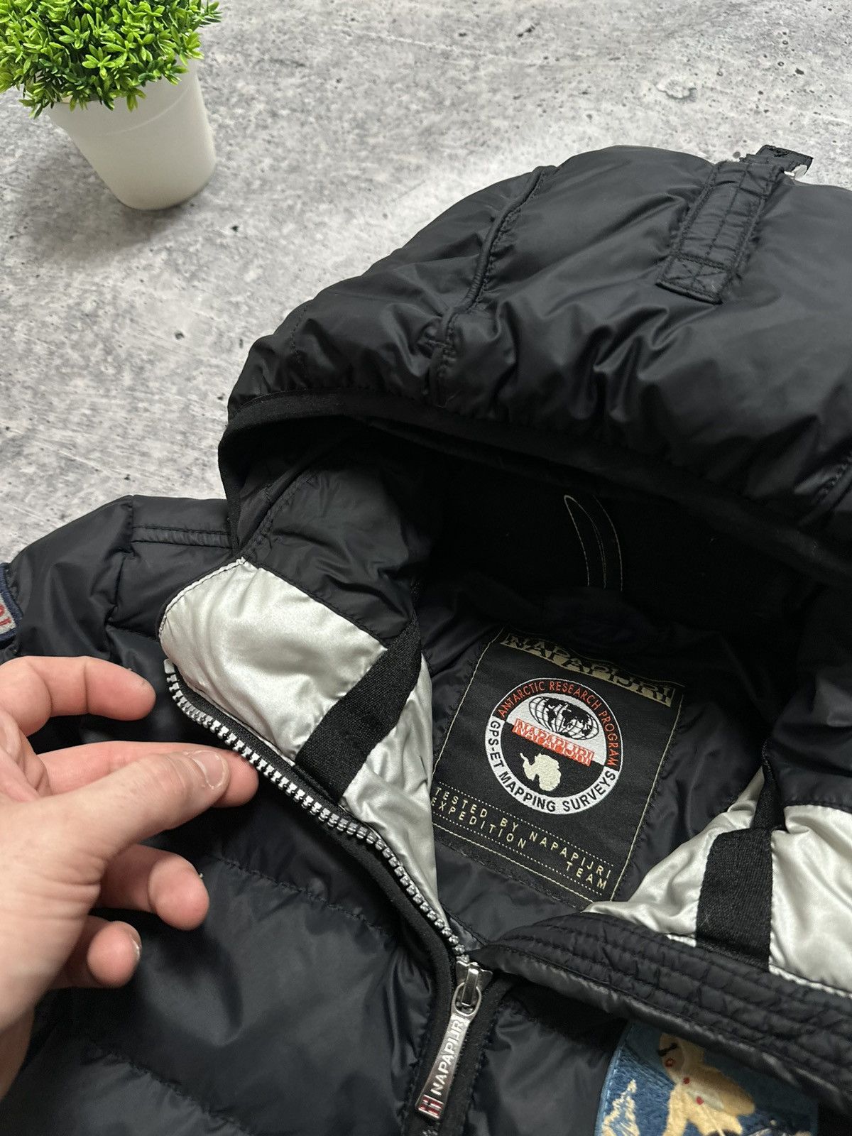 Napapijri Napapijri GPS Expedition Down Puffer Winter Y2K Jacket Size M / US 6-8 / IT 42-44 - 6 Thumbnail