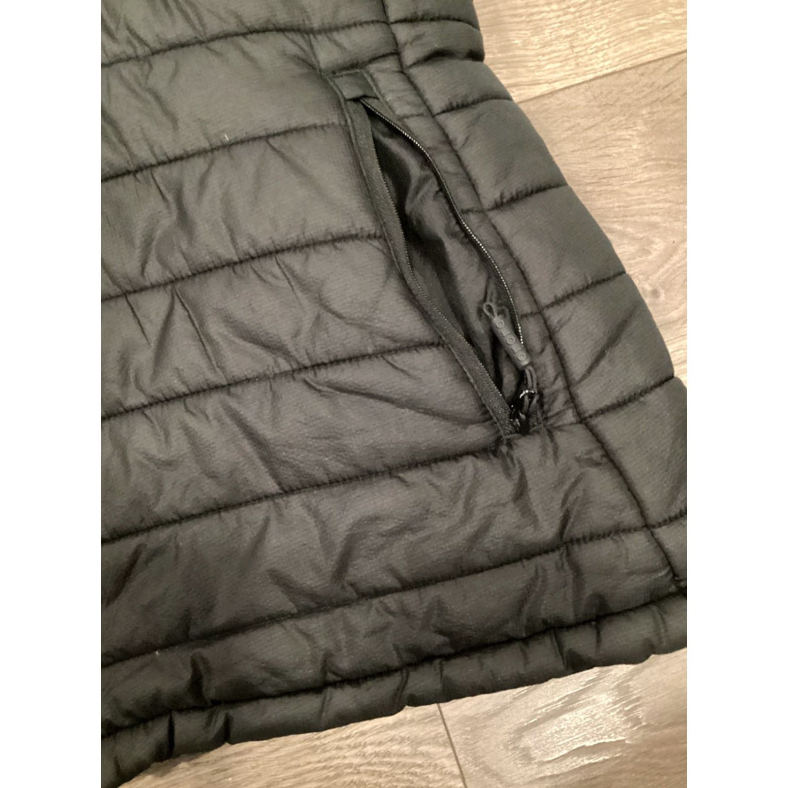 Vintage Ororo Vets Mens XL Black Puffer Quilted Full Zip Heated Vest - Nylon Shell, Polyester Lining, Logo, Windbreaker, Regular Size, No Battery, Stains Size US XL / EU 56 / 4 - 3 Thumbnail