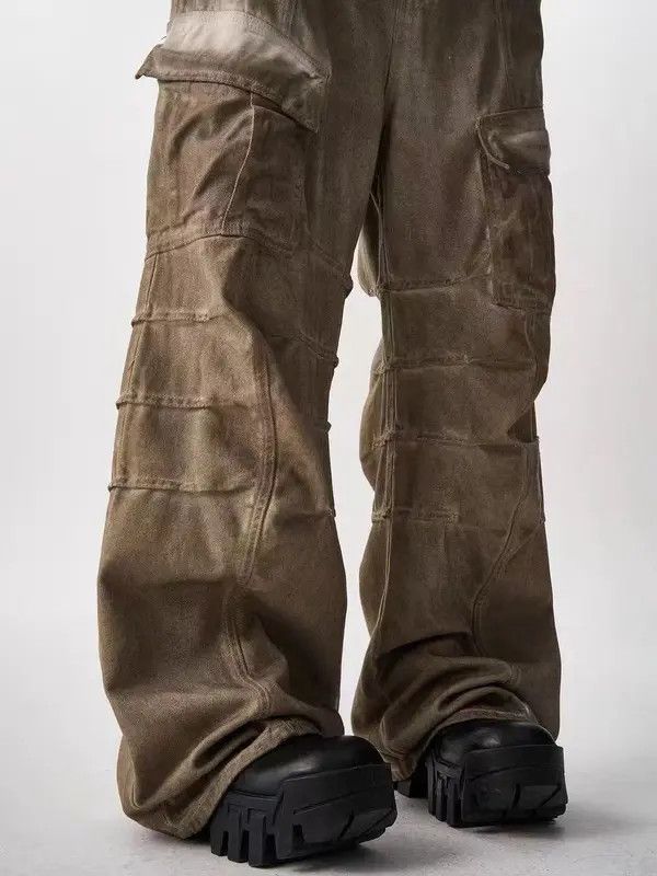 Japanese Brand VIBE Vintage Washed Heavy Duty Pleated Work Pants Size US 32 / EU 48 - 5 Thumbnail